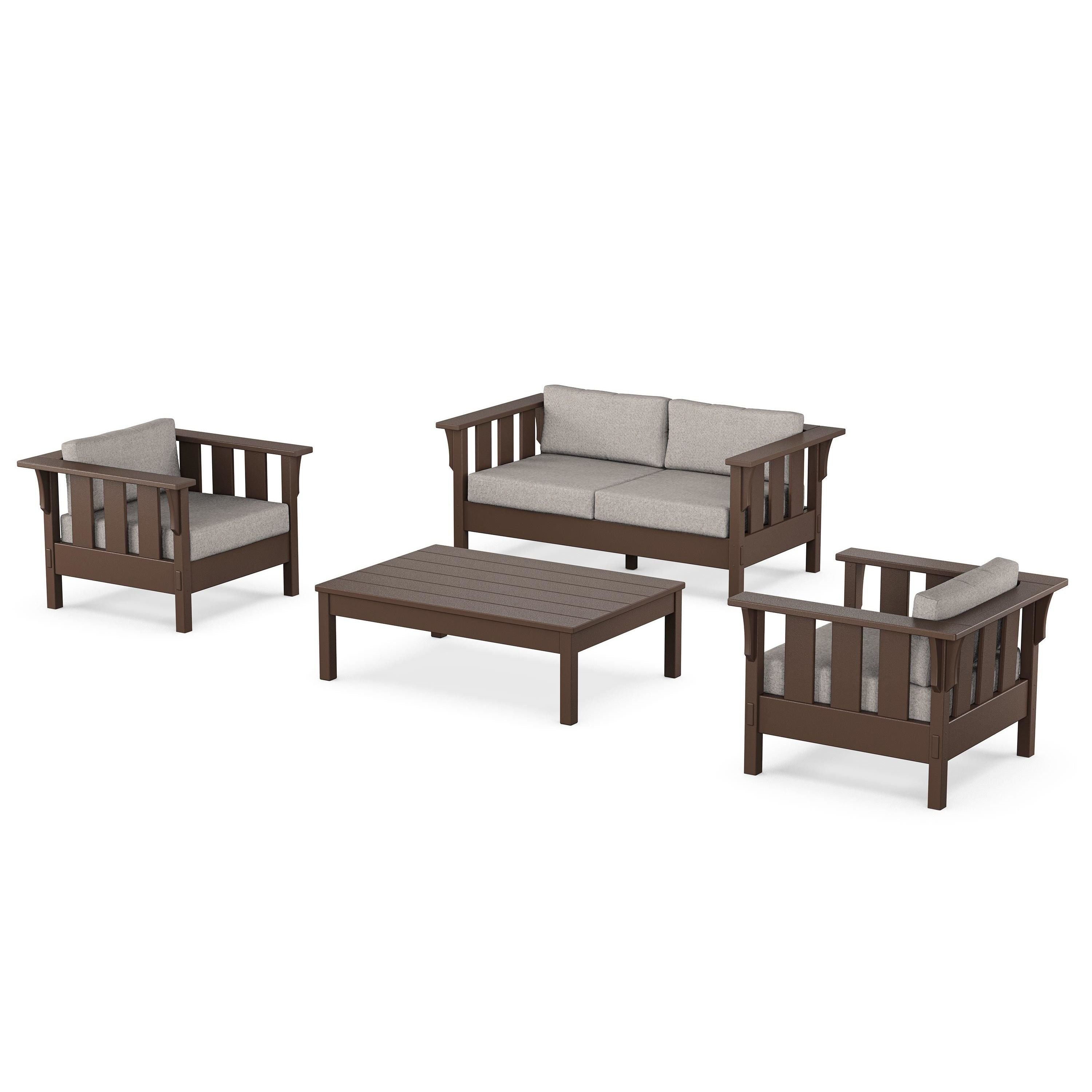 Acadia 4-Piece Deep Seating Set with Loveseat