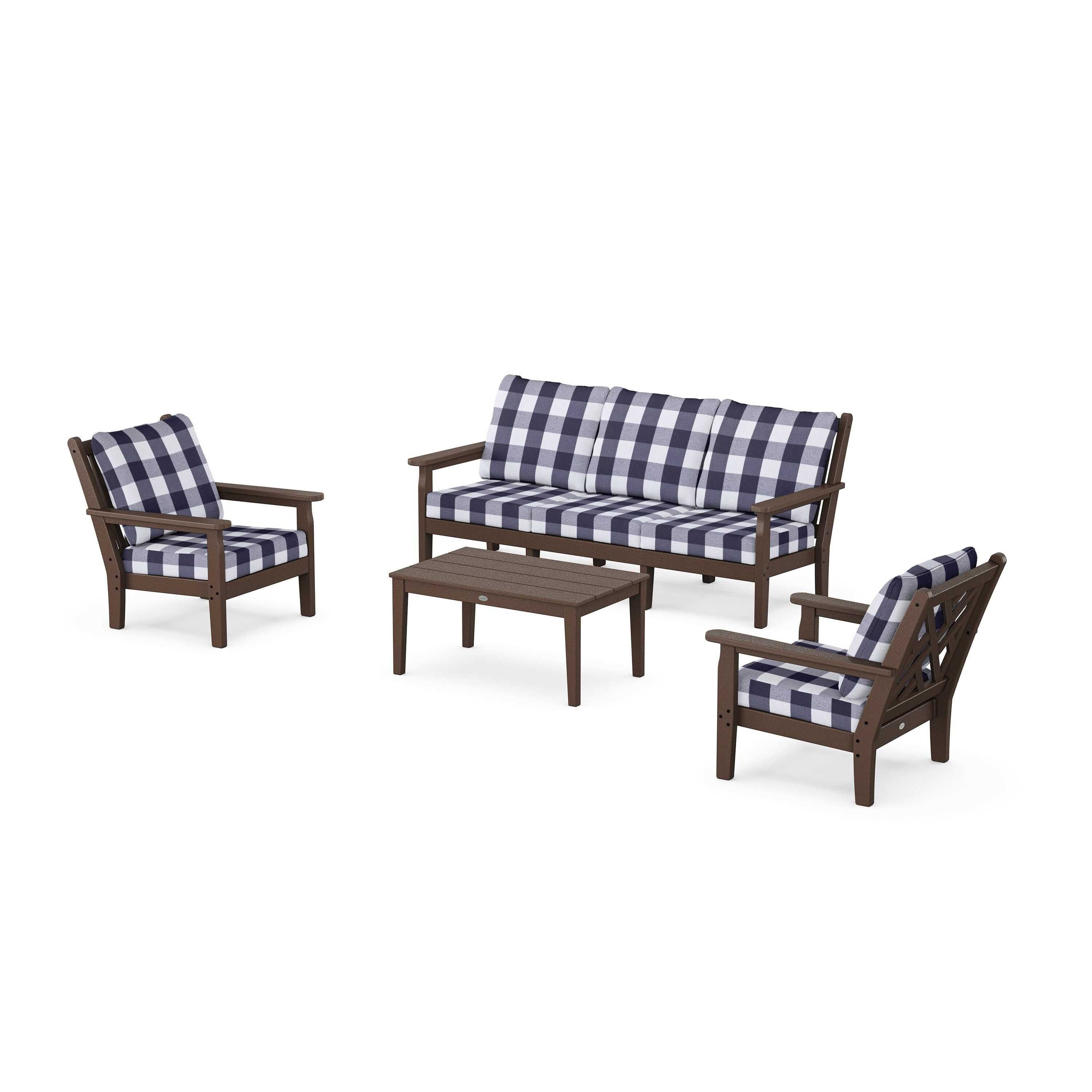 Chippendale 4-Piece Deep Seating Set with Sofa