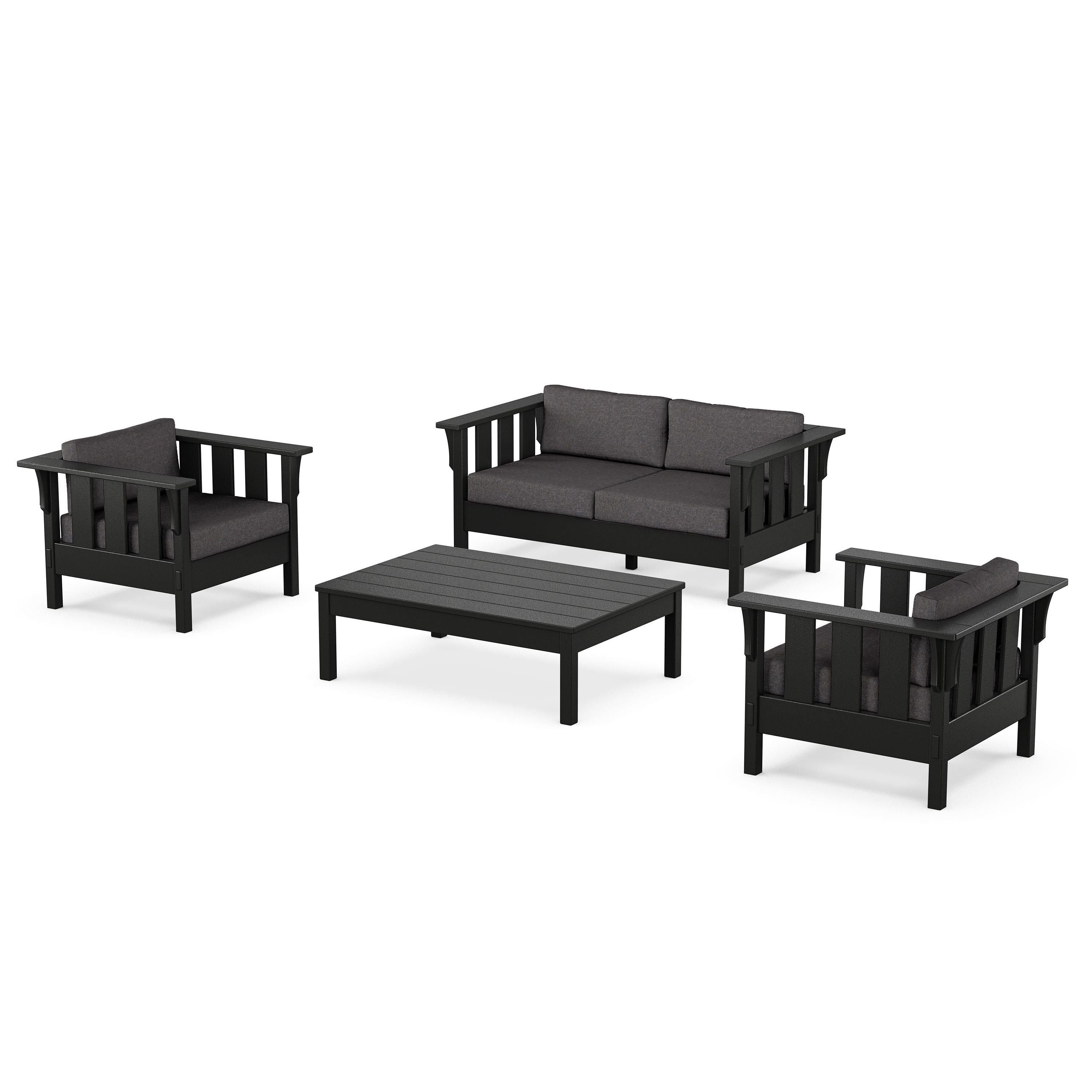 Acadia 4-Piece Deep Seating Set with Loveseat