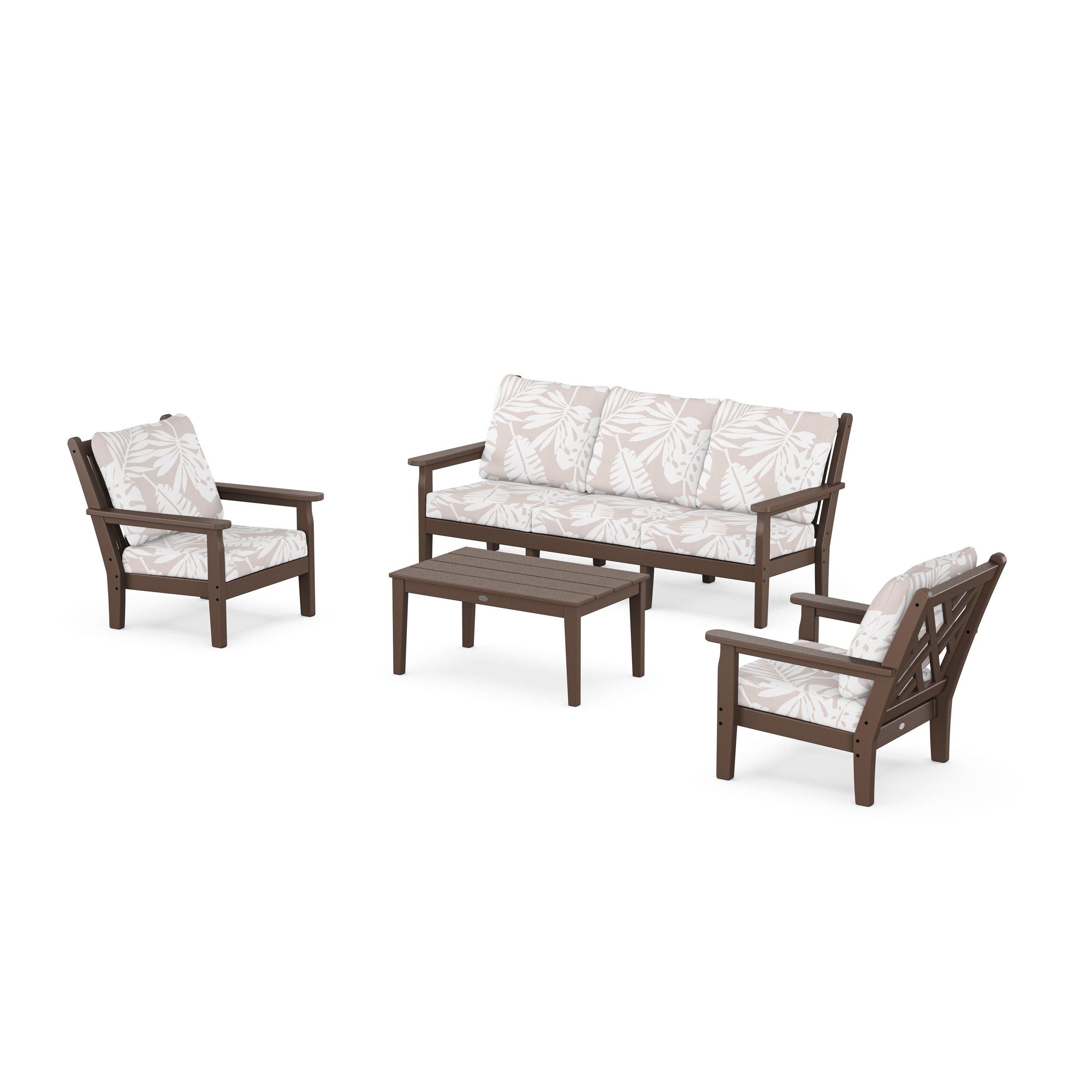 Chippendale 4-Piece Deep Seating Set with Sofa