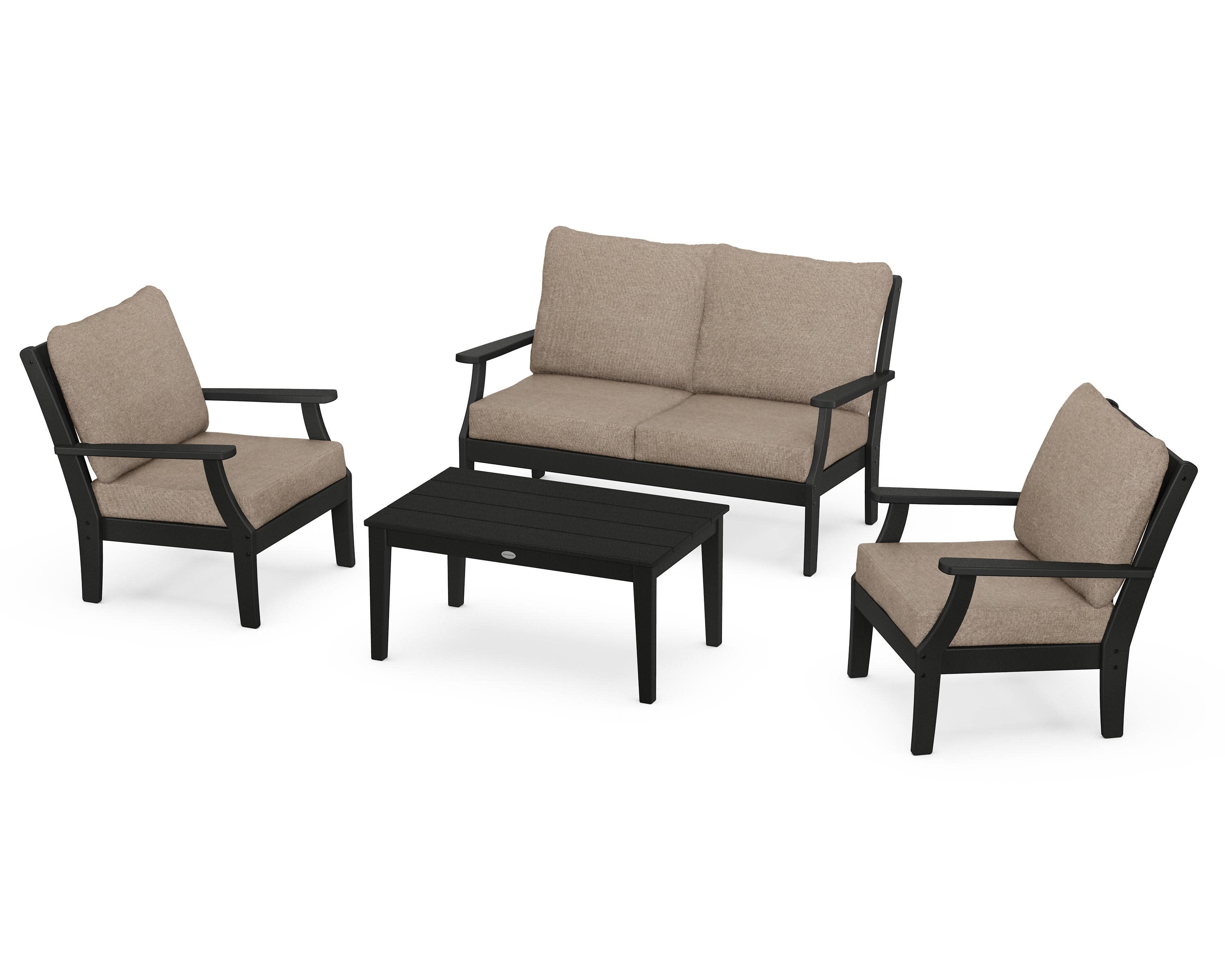 Braxton 4-Piece Deep Seating Chair Set