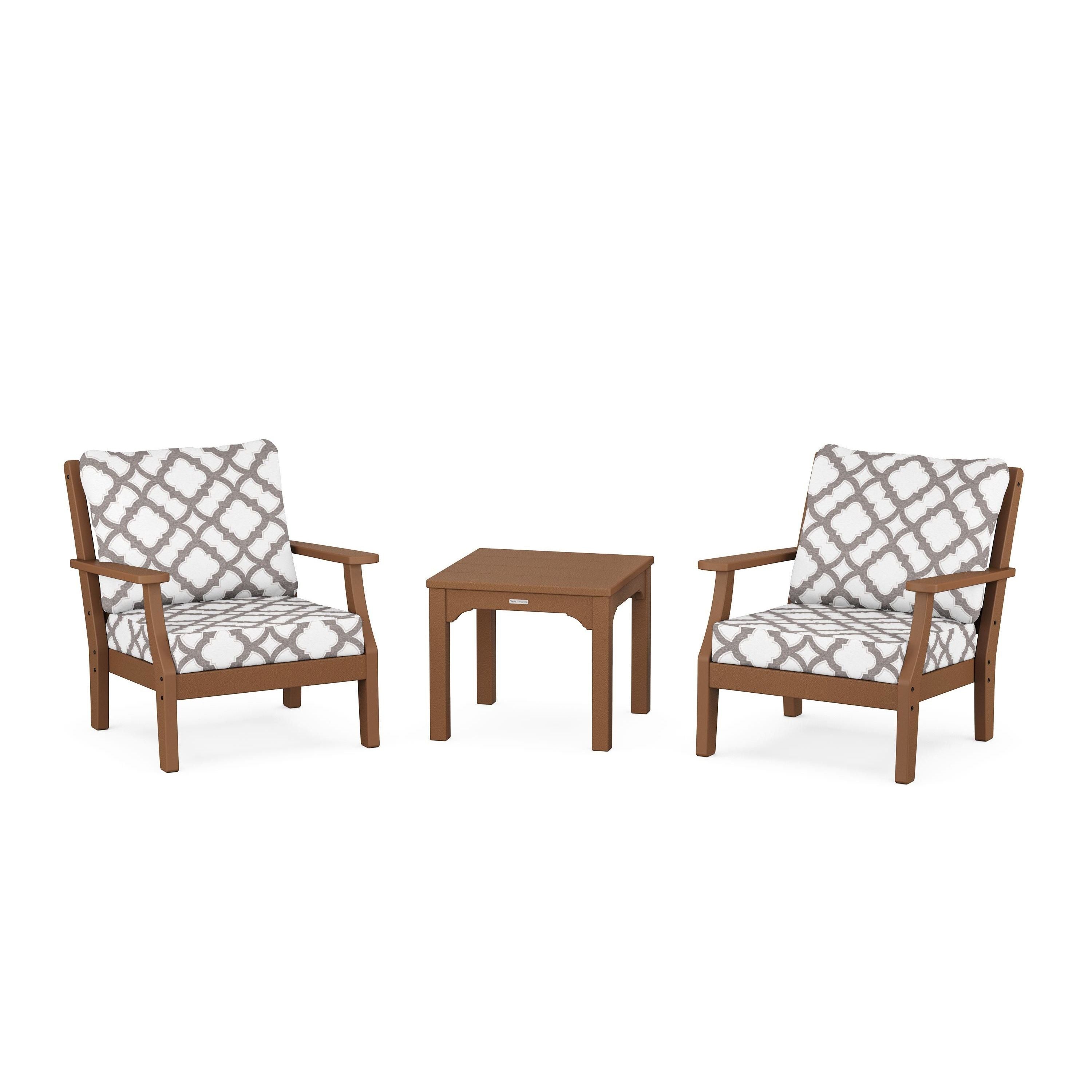 Chinoiserie 3-Piece Deep Seating Set