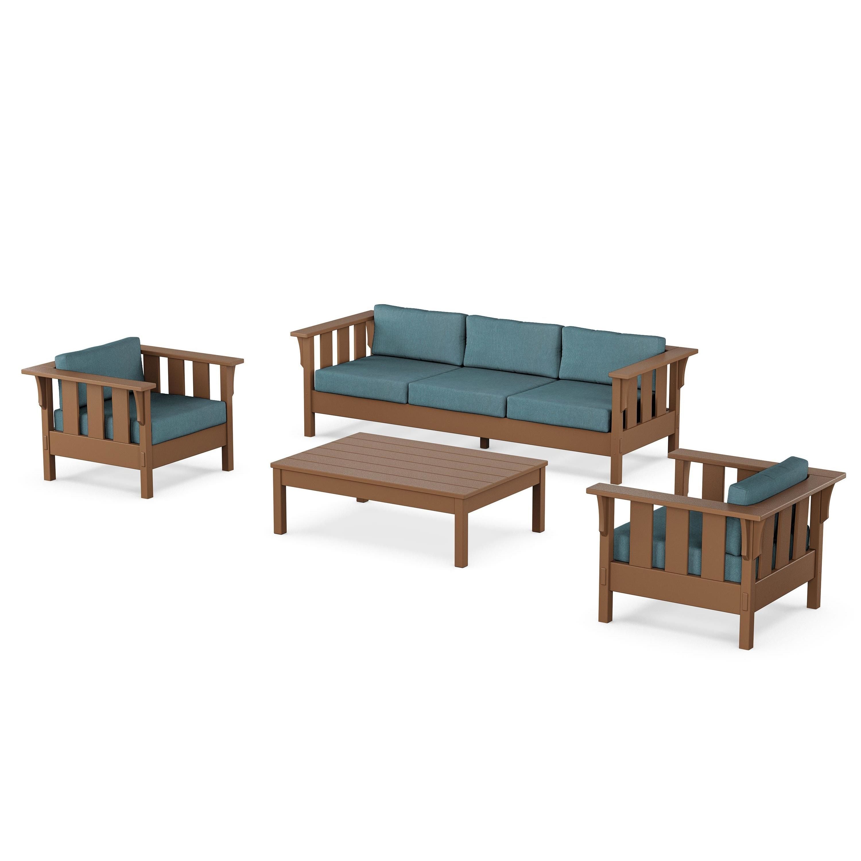 Acadia 4-Piece Deep Seating Set with Sofa