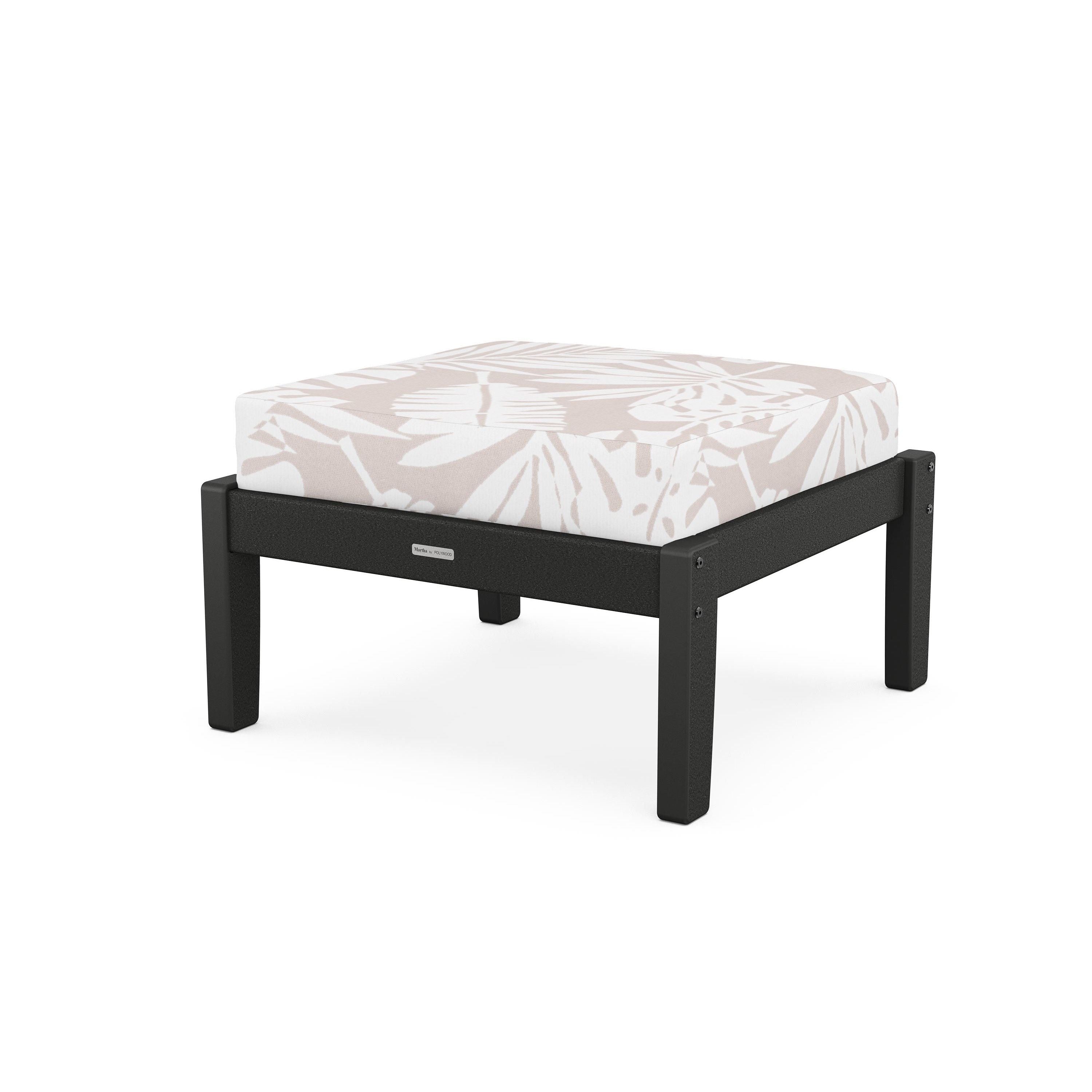 Chinoiserie Deep Seating Ottoman