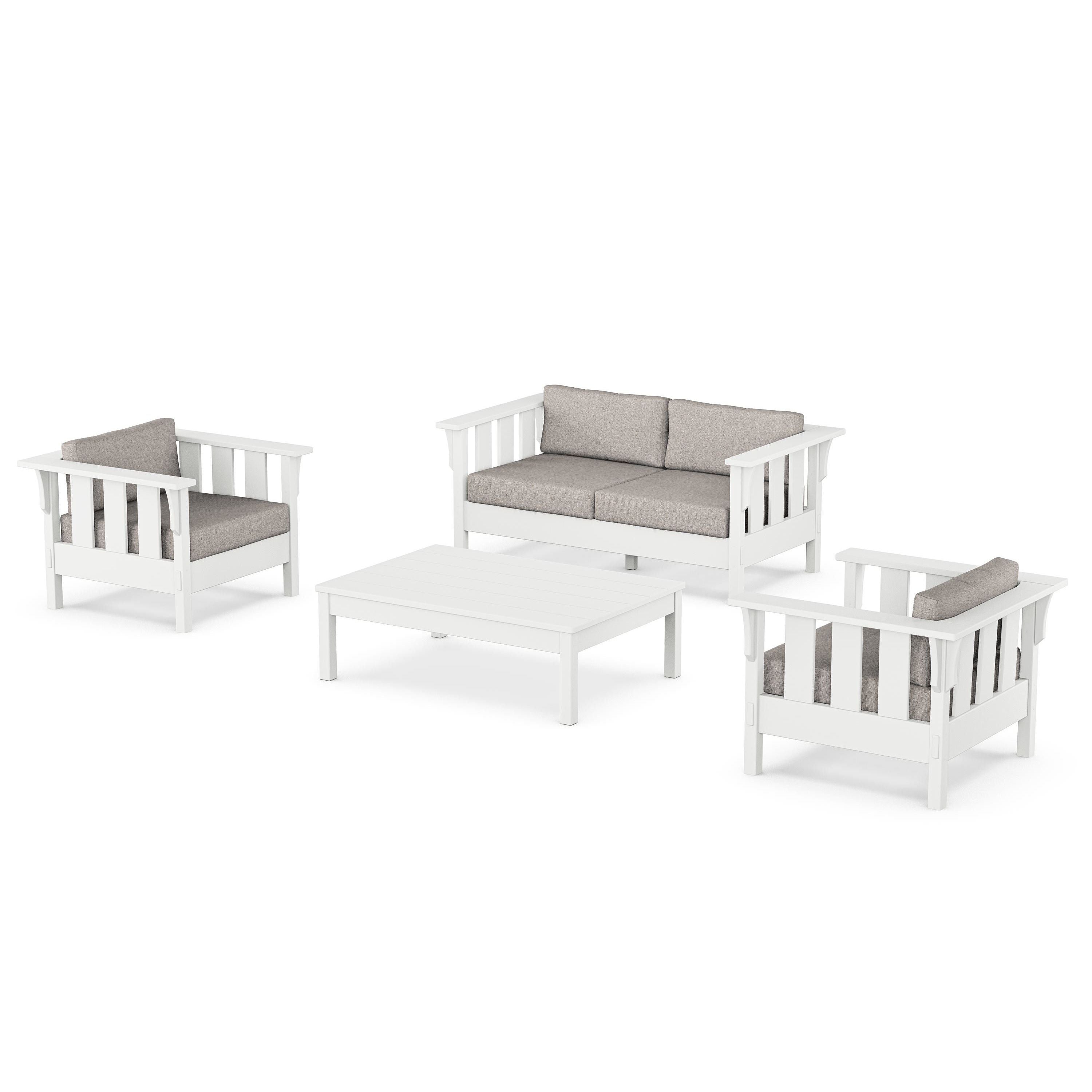 Acadia 4-Piece Deep Seating Set with Loveseat