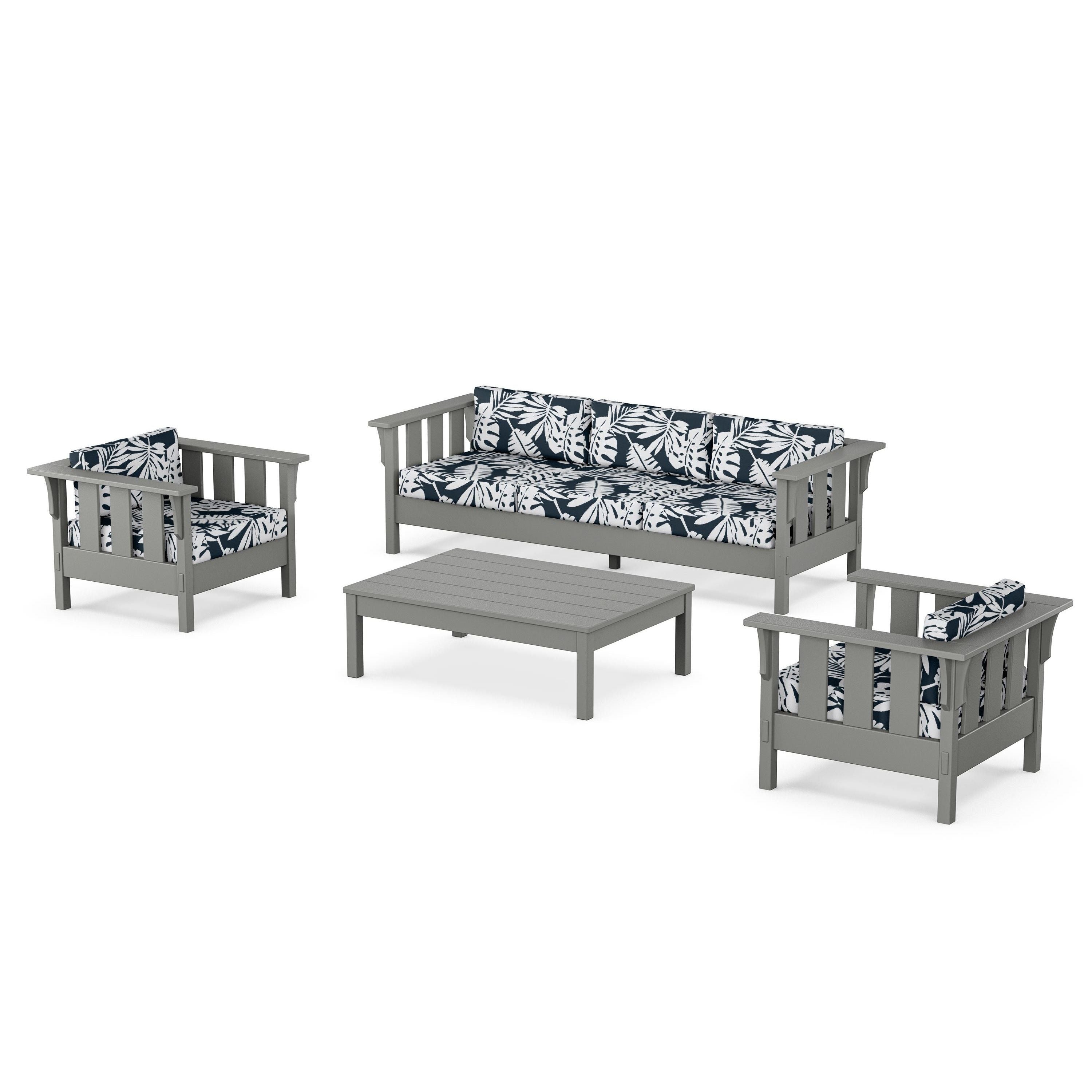 Acadia 4-Piece Deep Seating Set with Sofa