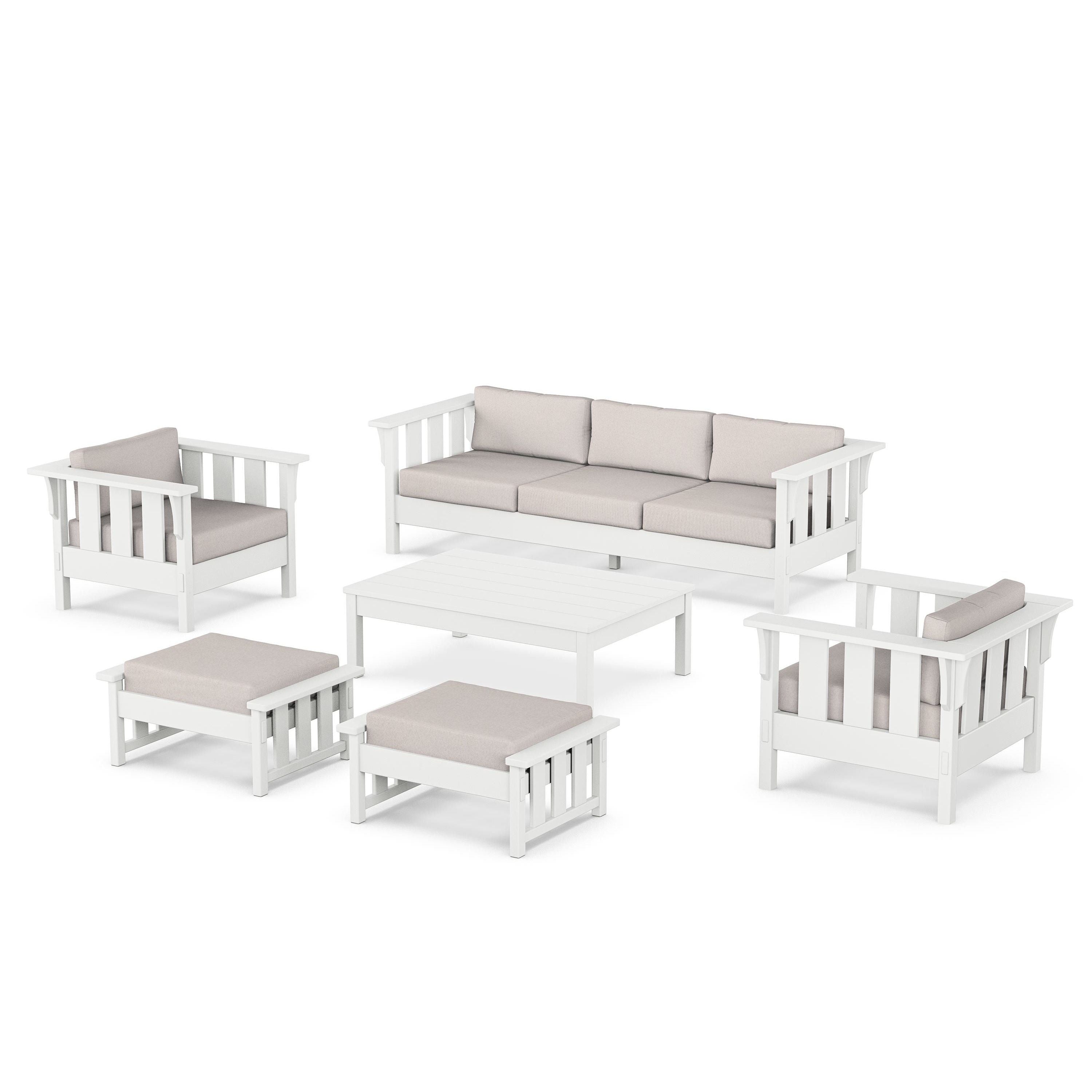 Acadia 6-Piece Lounge Sofa Set
