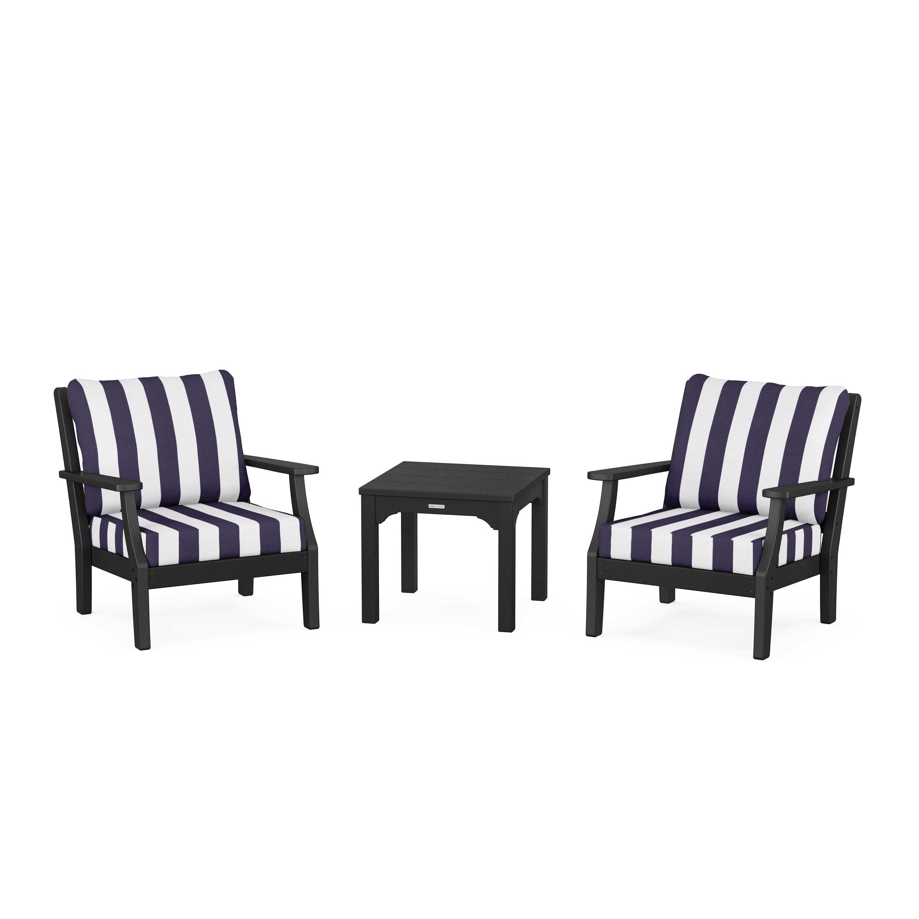 Chinoiserie 3-Piece Deep Seating Set