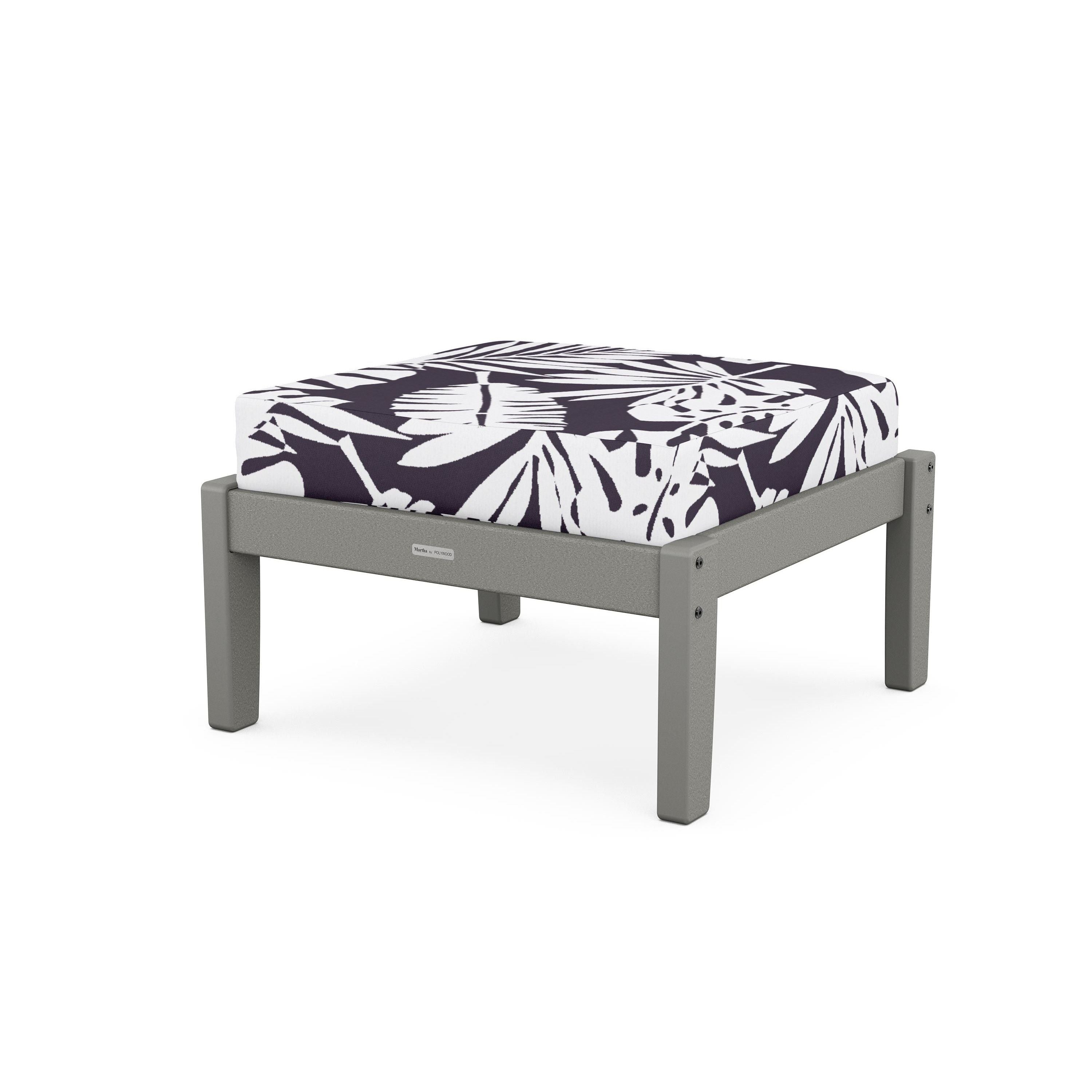 Chinoiserie Deep Seating Ottoman