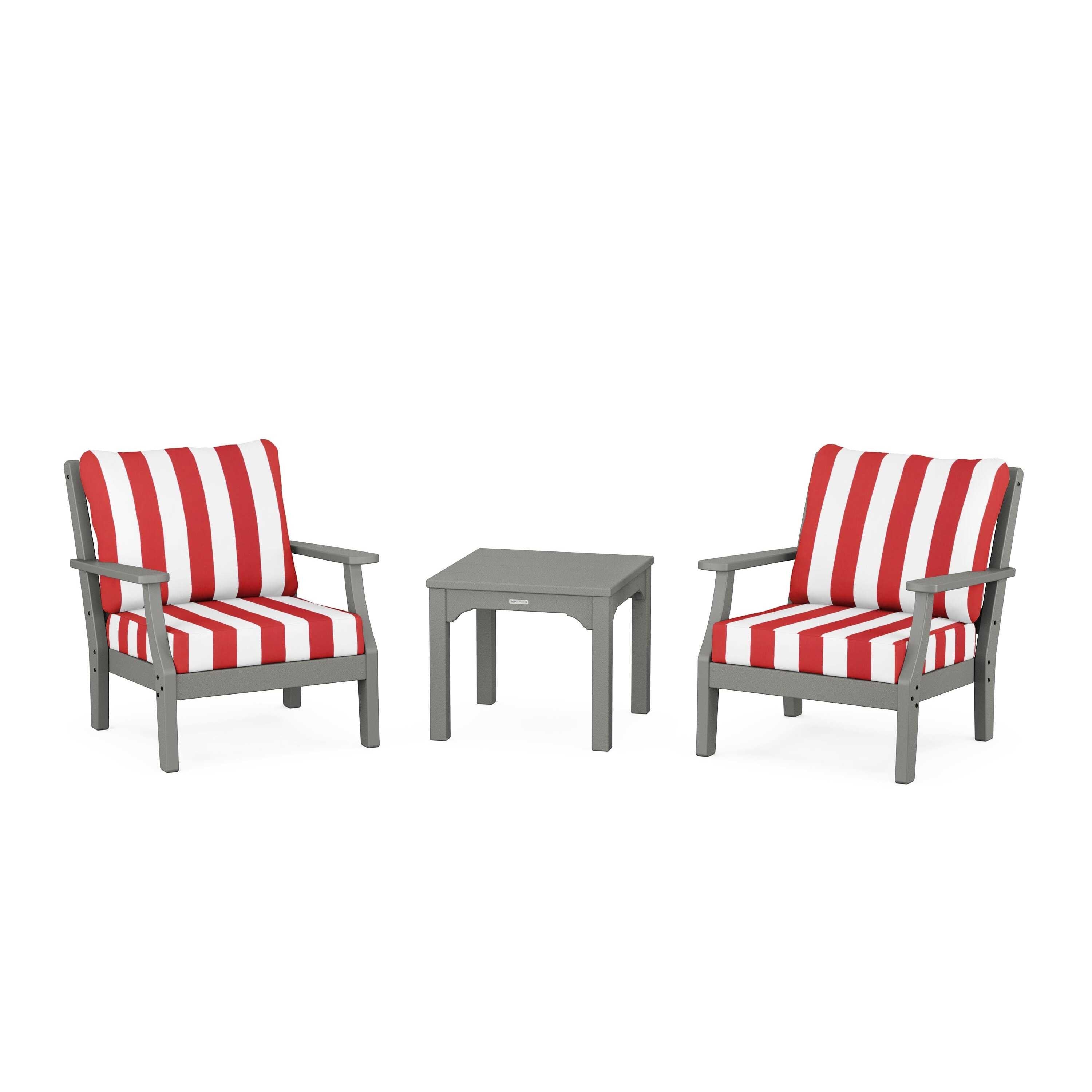 Chinoiserie 3-Piece Deep Seating Set