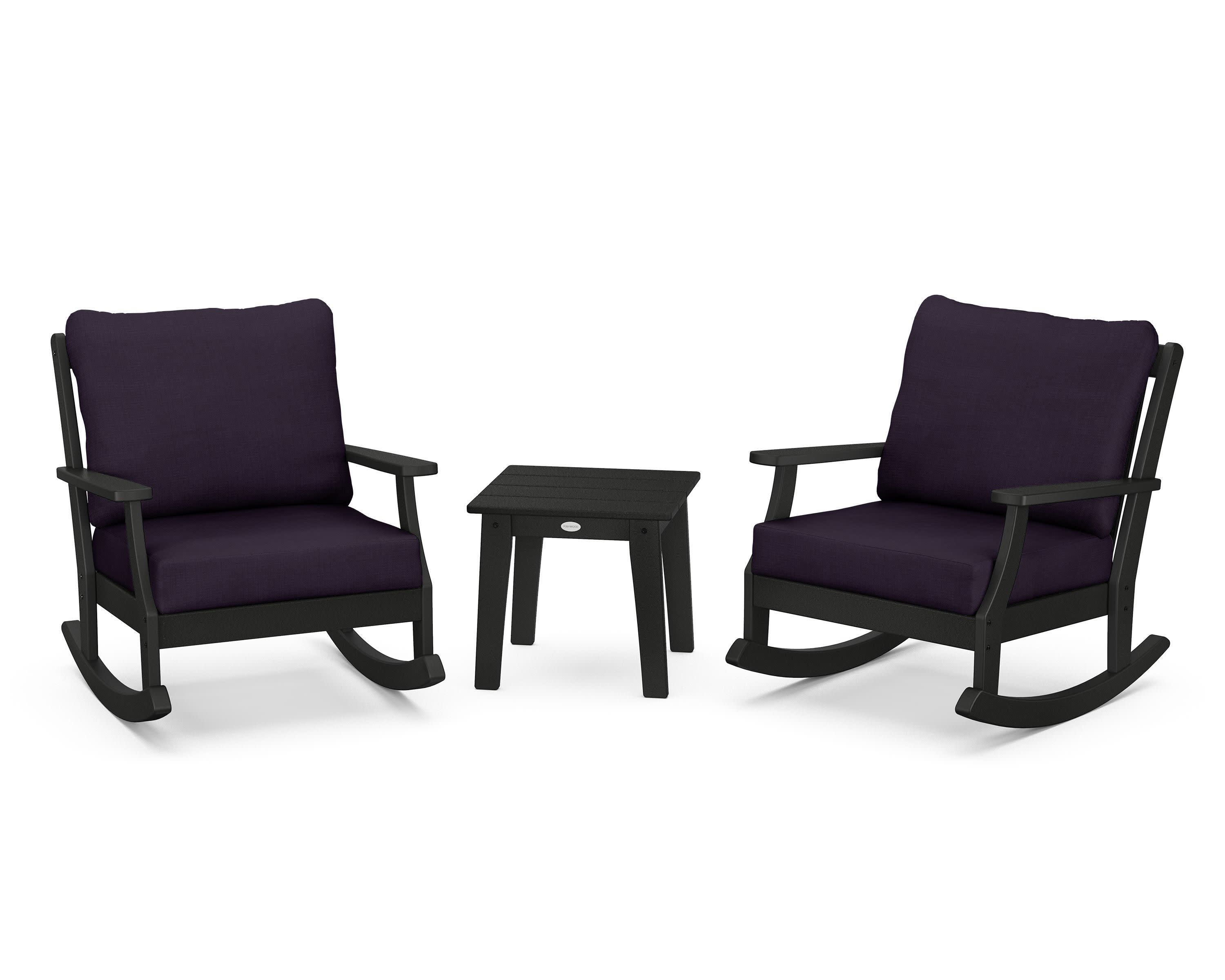 Braxton 3-Piece Deep Seating Rocker Set