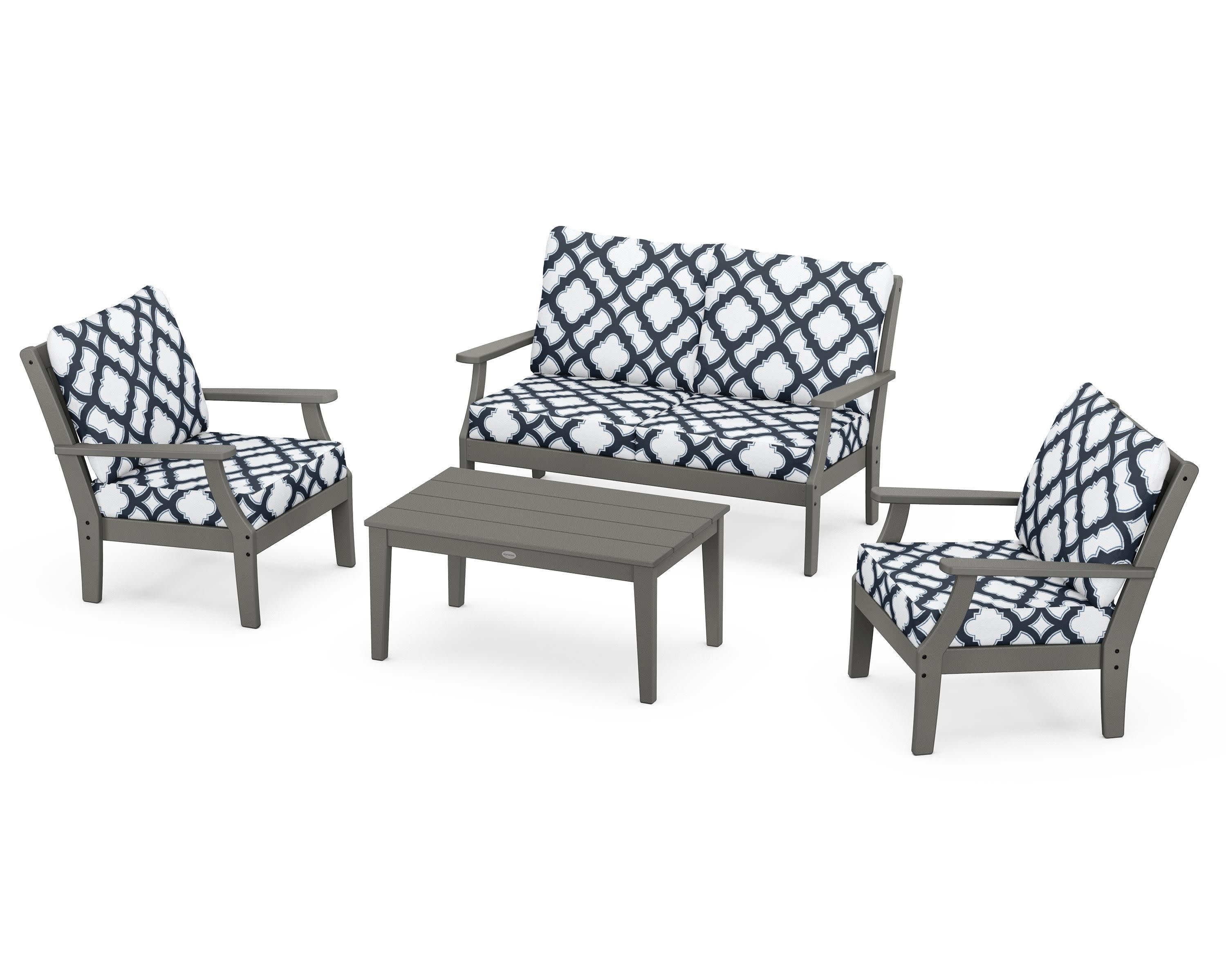 Braxton 4-Piece Deep Seating Chair Set