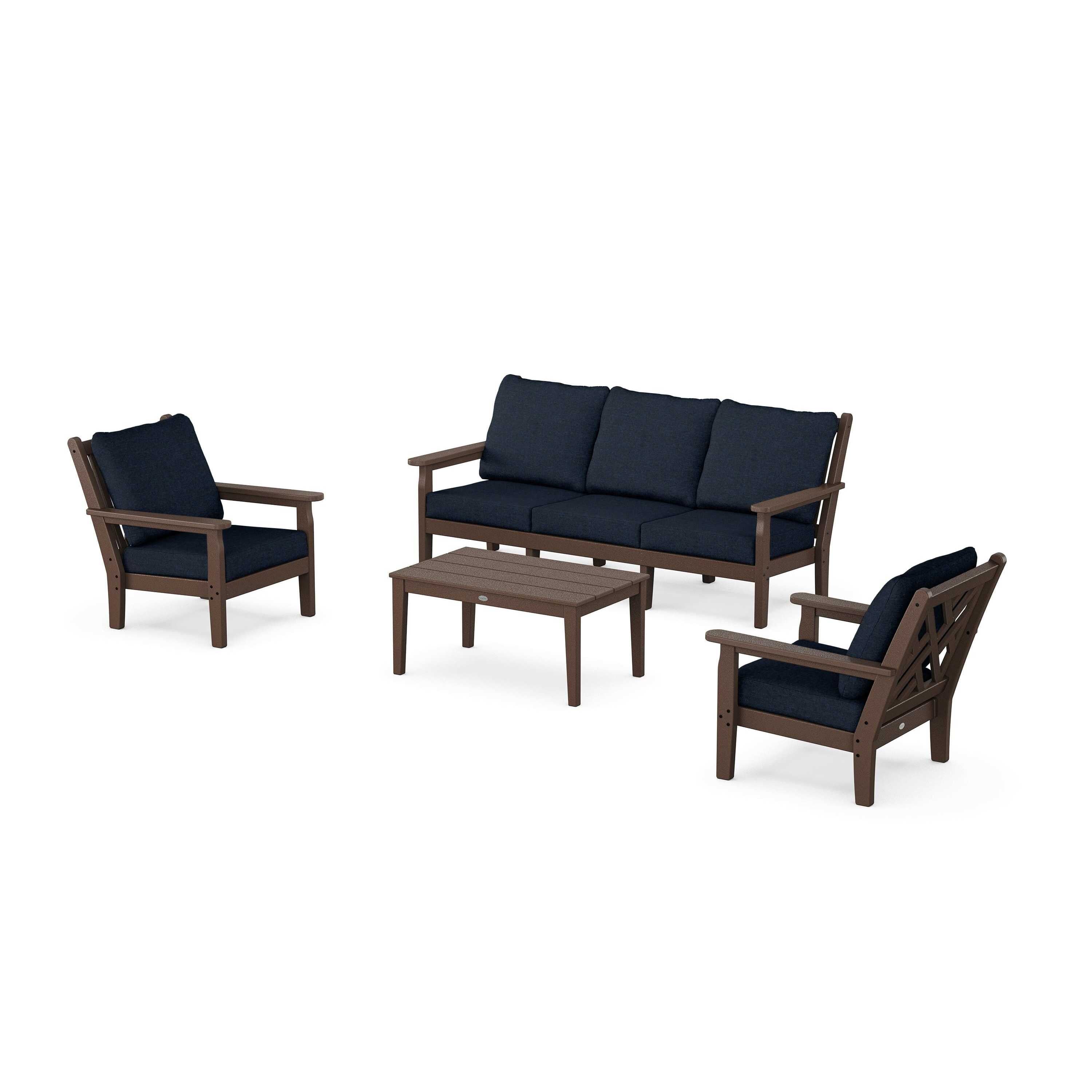 Chippendale 4-Piece Deep Seating Set with Sofa