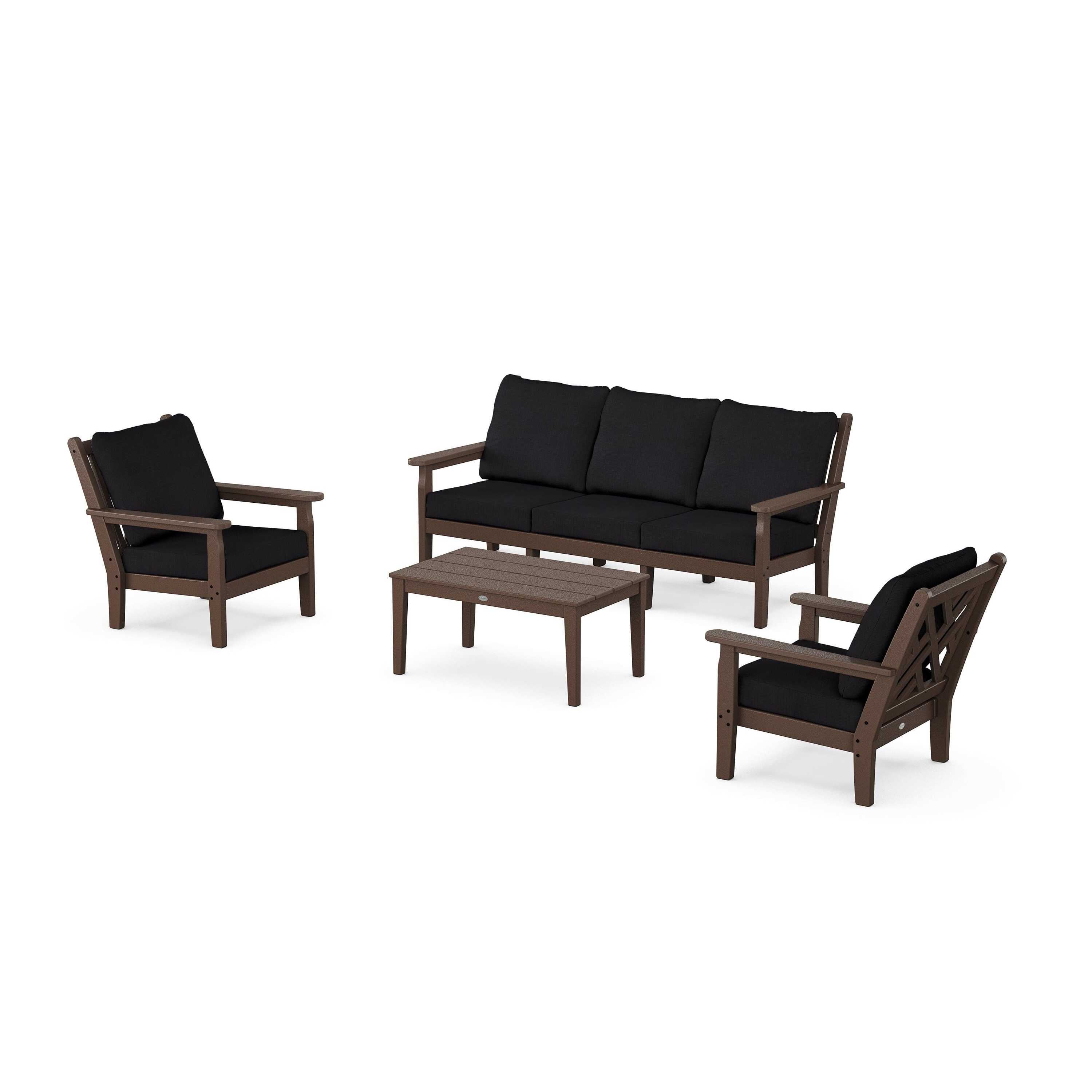 Chippendale 4-Piece Deep Seating Set with Sofa