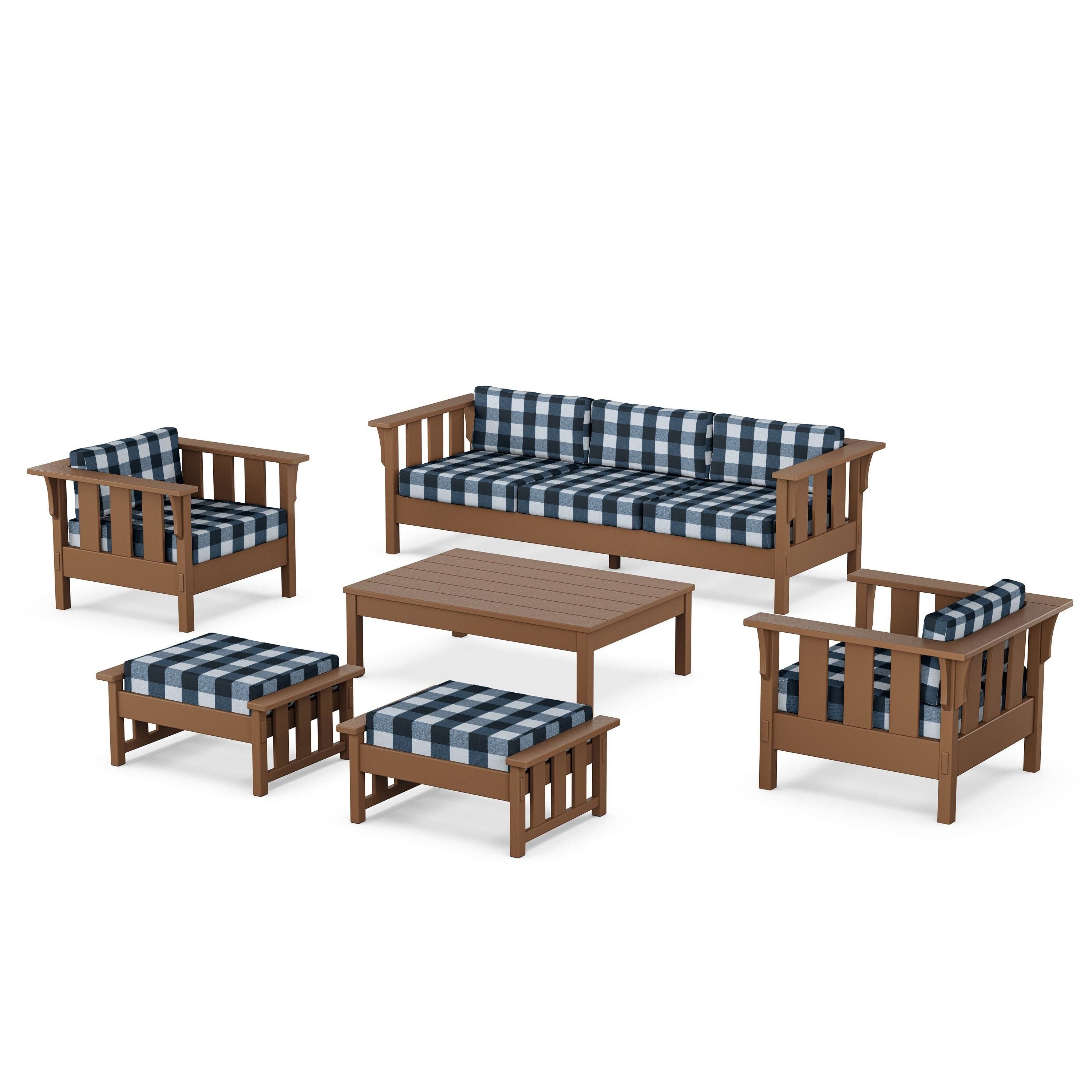 Acadia 6-Piece Lounge Sofa Set