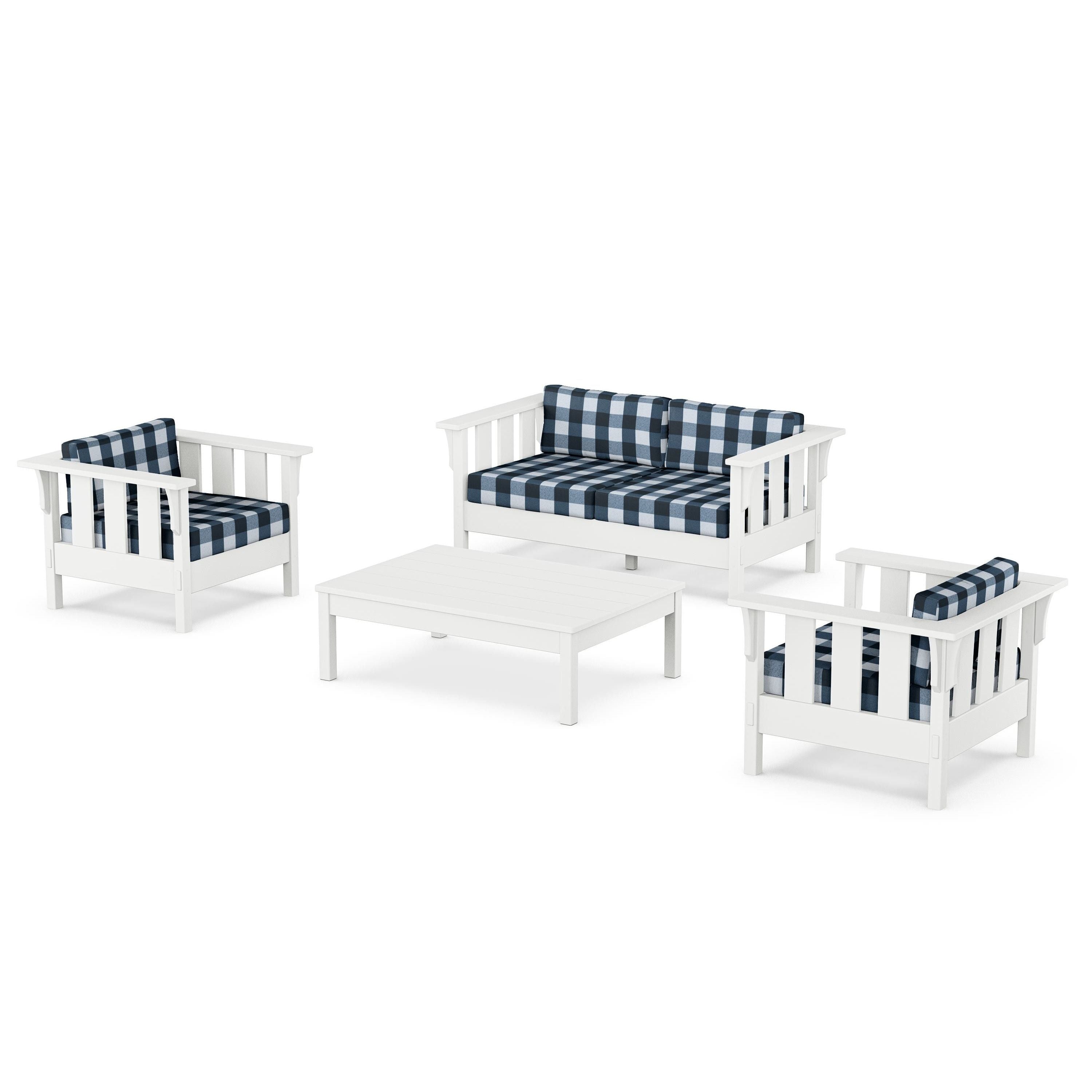 Acadia 4-Piece Deep Seating Set with Loveseat