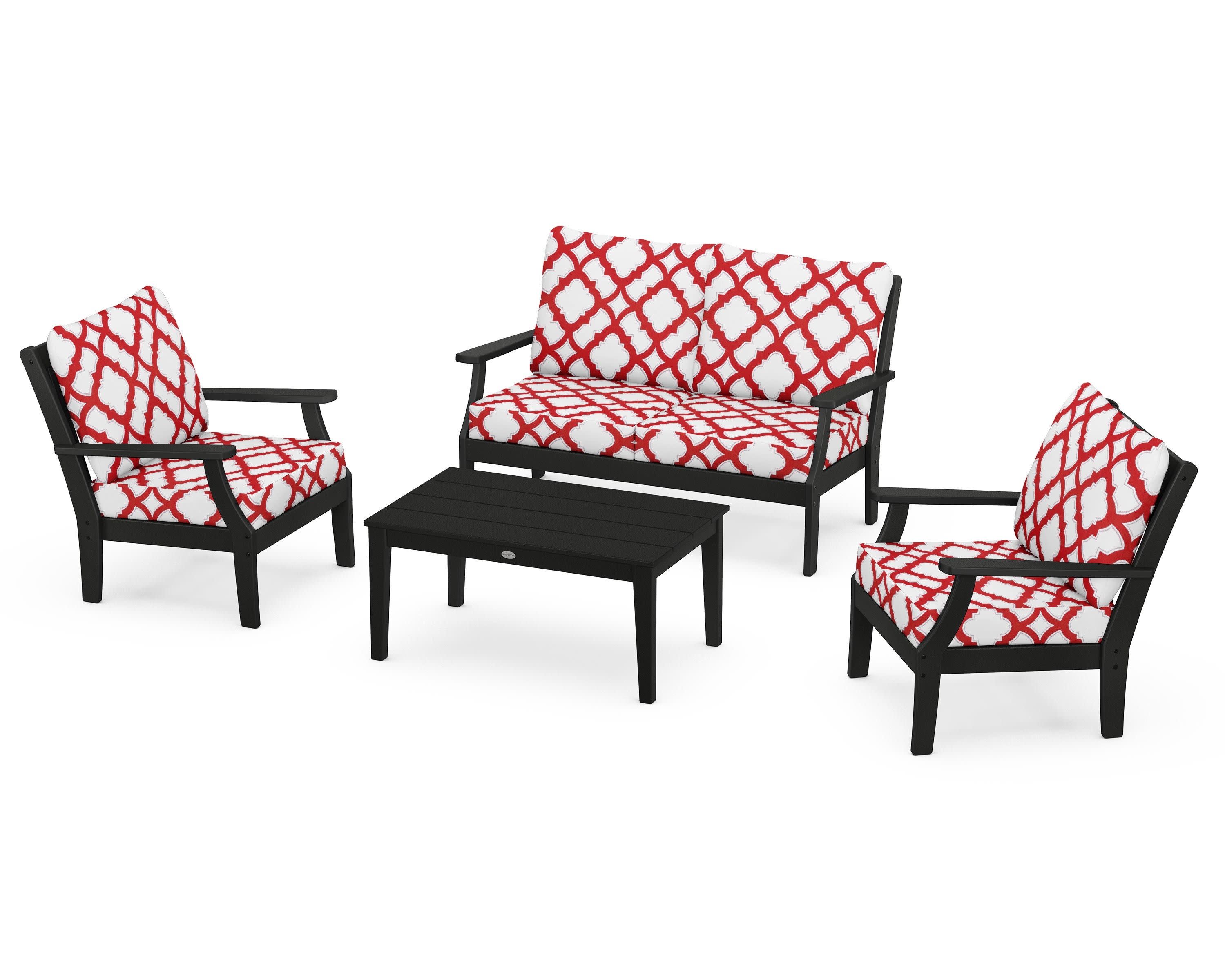 Braxton 4-Piece Deep Seating Chair Set