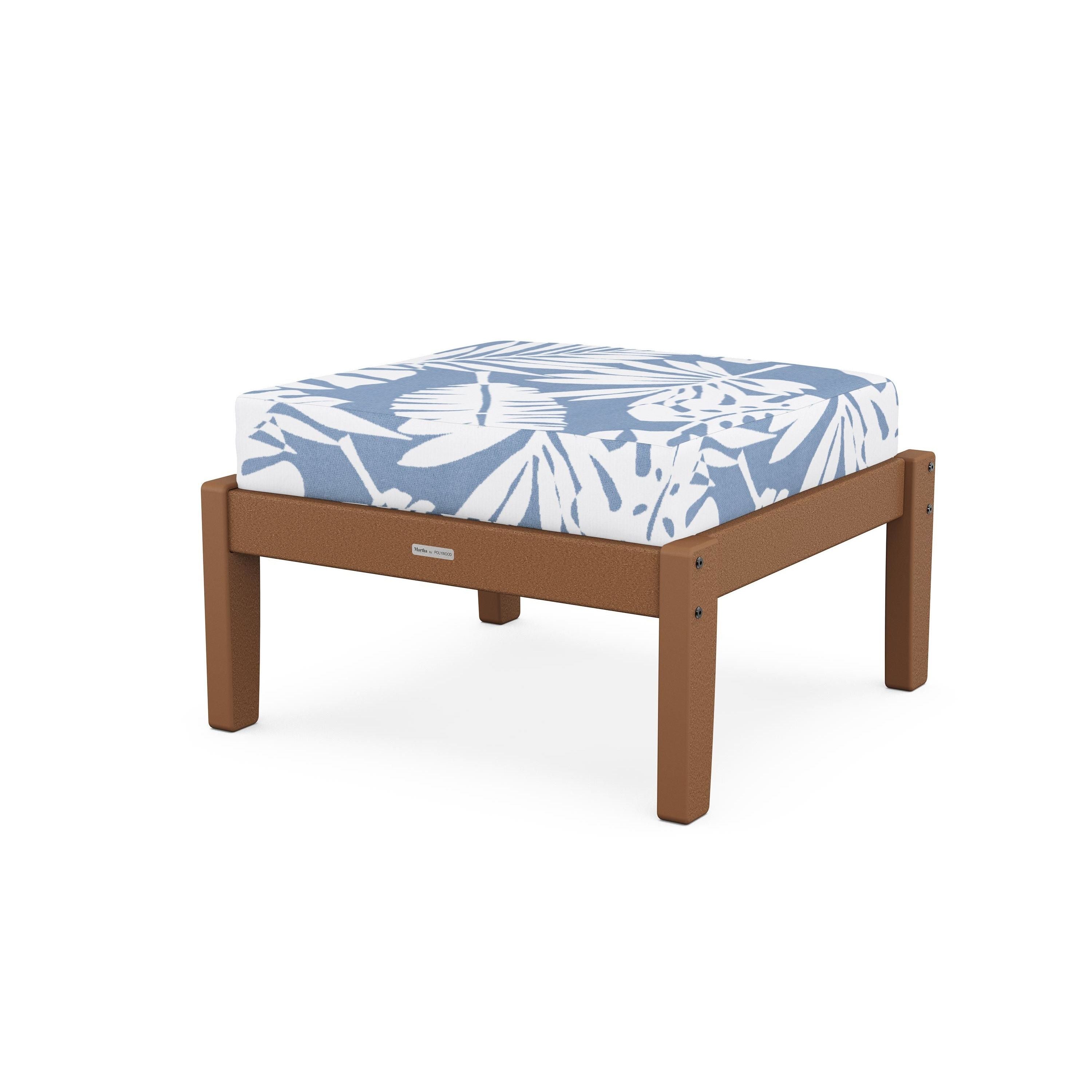 Chinoiserie Deep Seating Ottoman