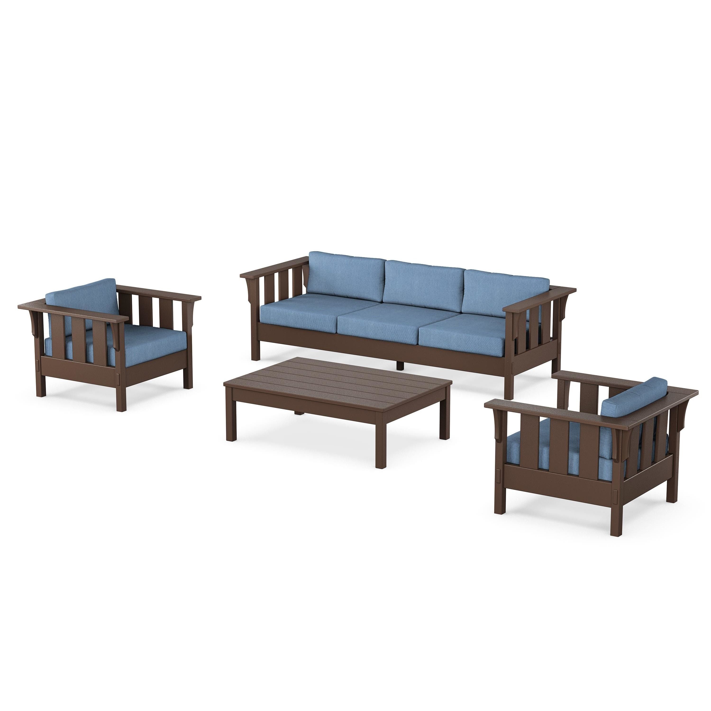 Acadia 4-Piece Deep Seating Set with Sofa