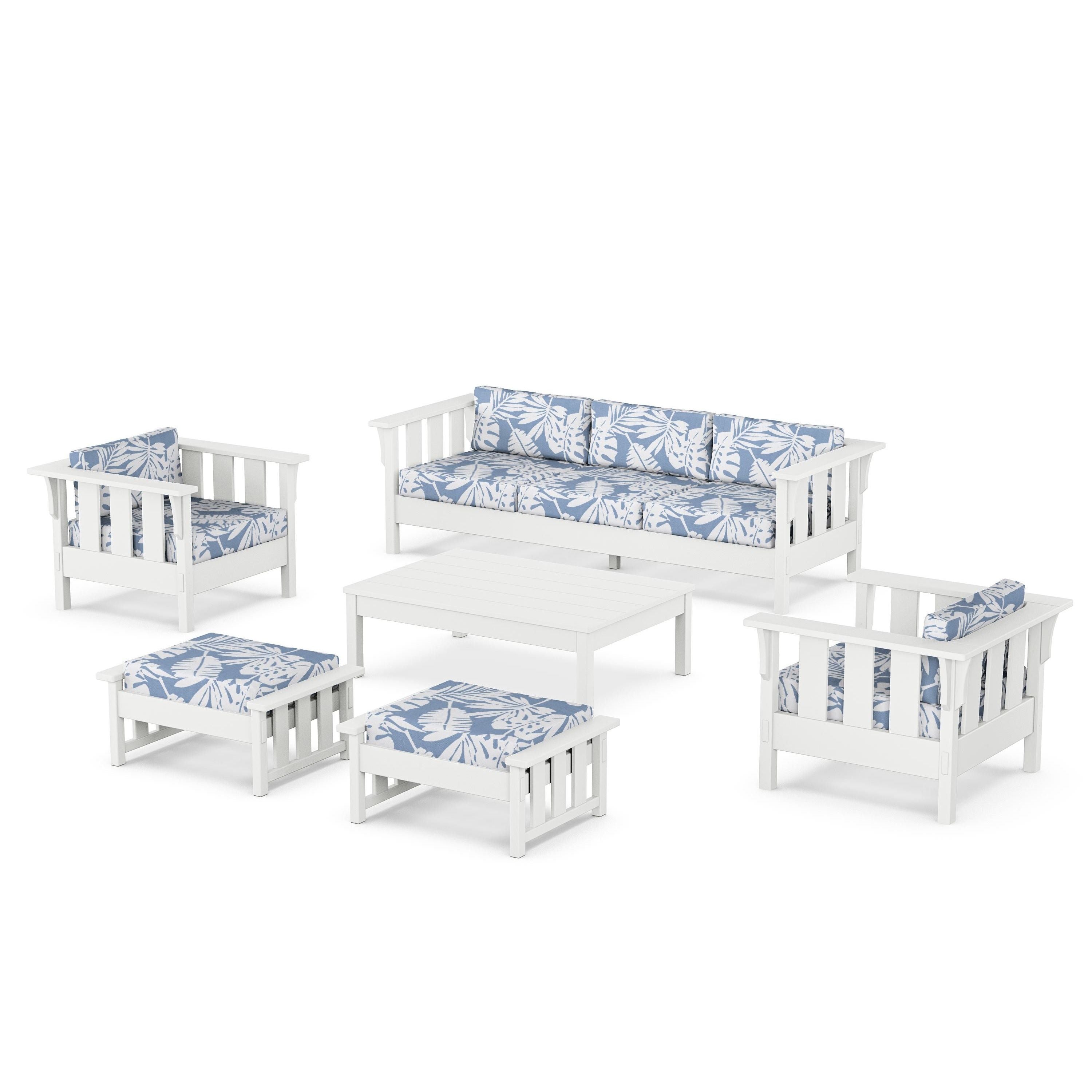 Acadia 6-Piece Lounge Sofa Set