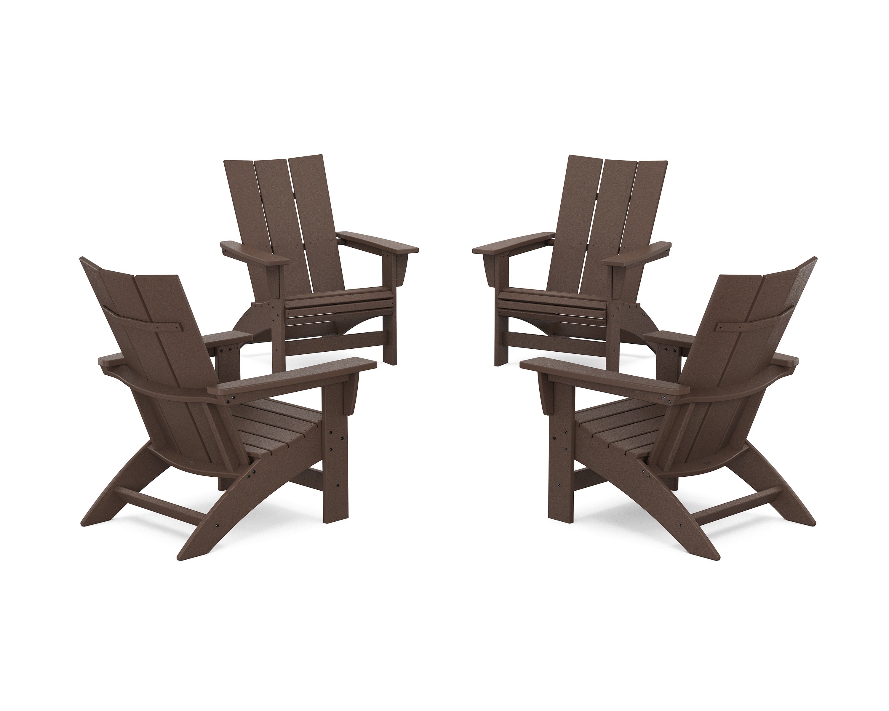 4-Piece Modern Grand Adirondack Chair Conversation Set