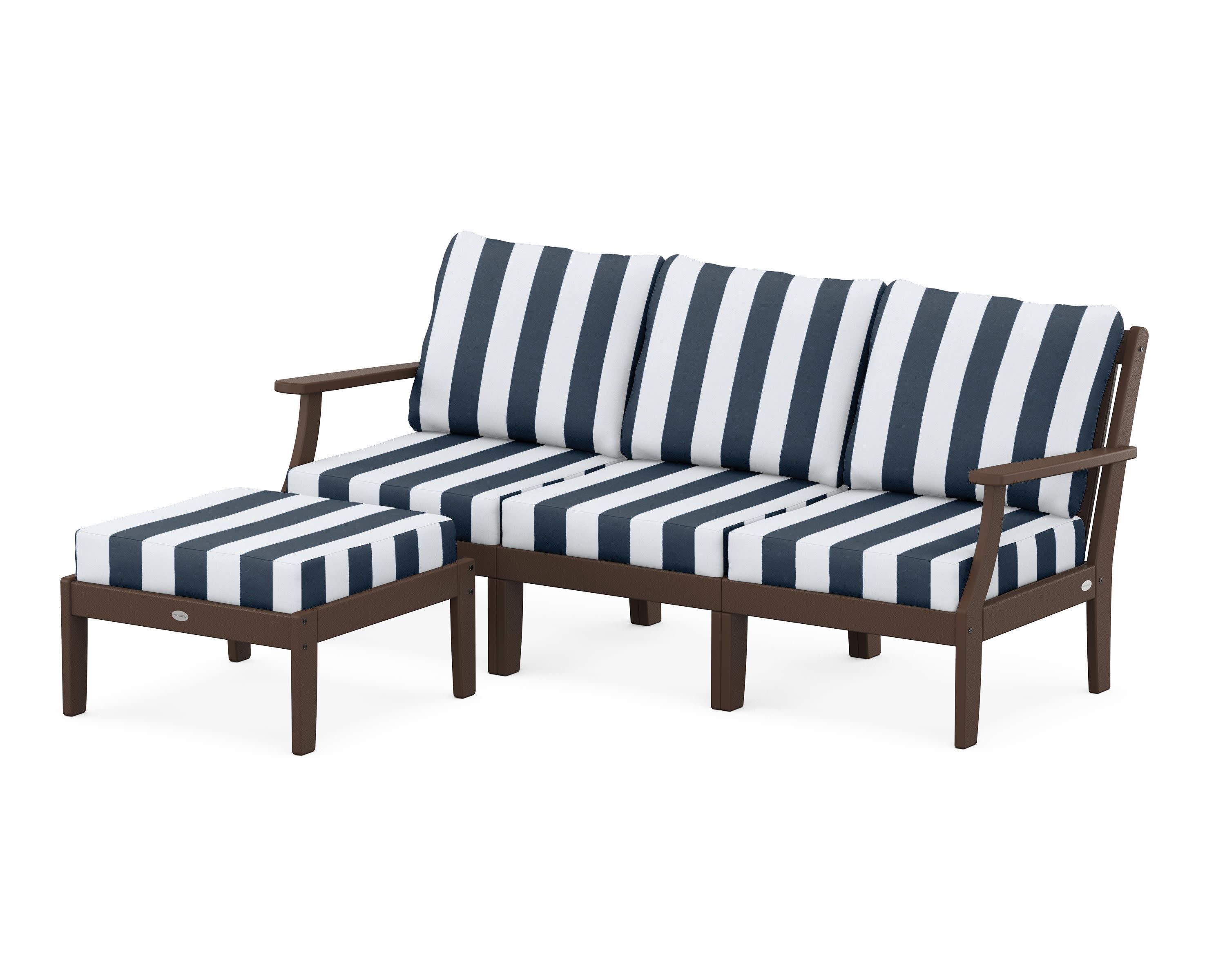 Braxton Modular 4-Piece Deep Seating Set with Ottoman