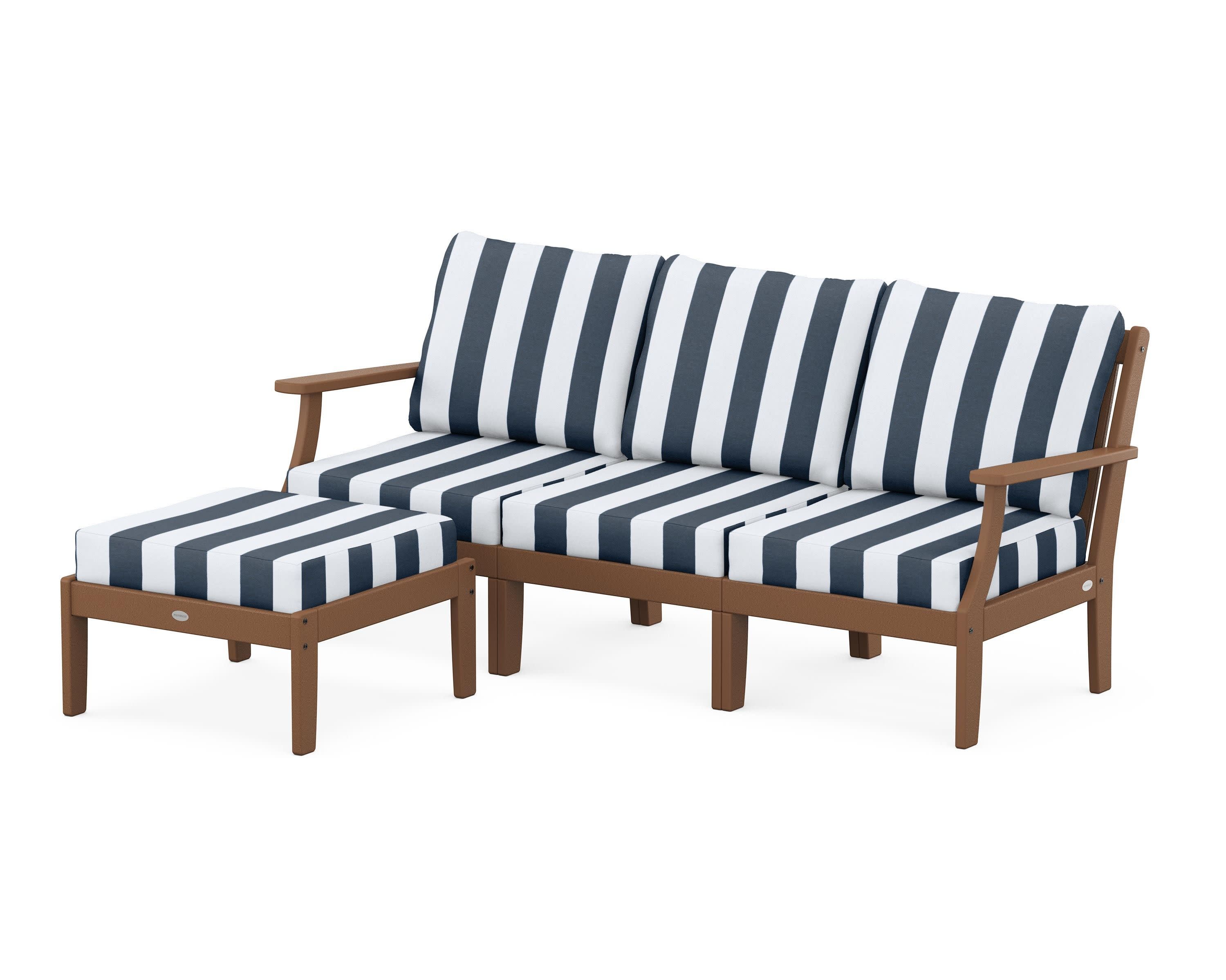 Braxton Modular 4-Piece Deep Seating Set with Ottoman