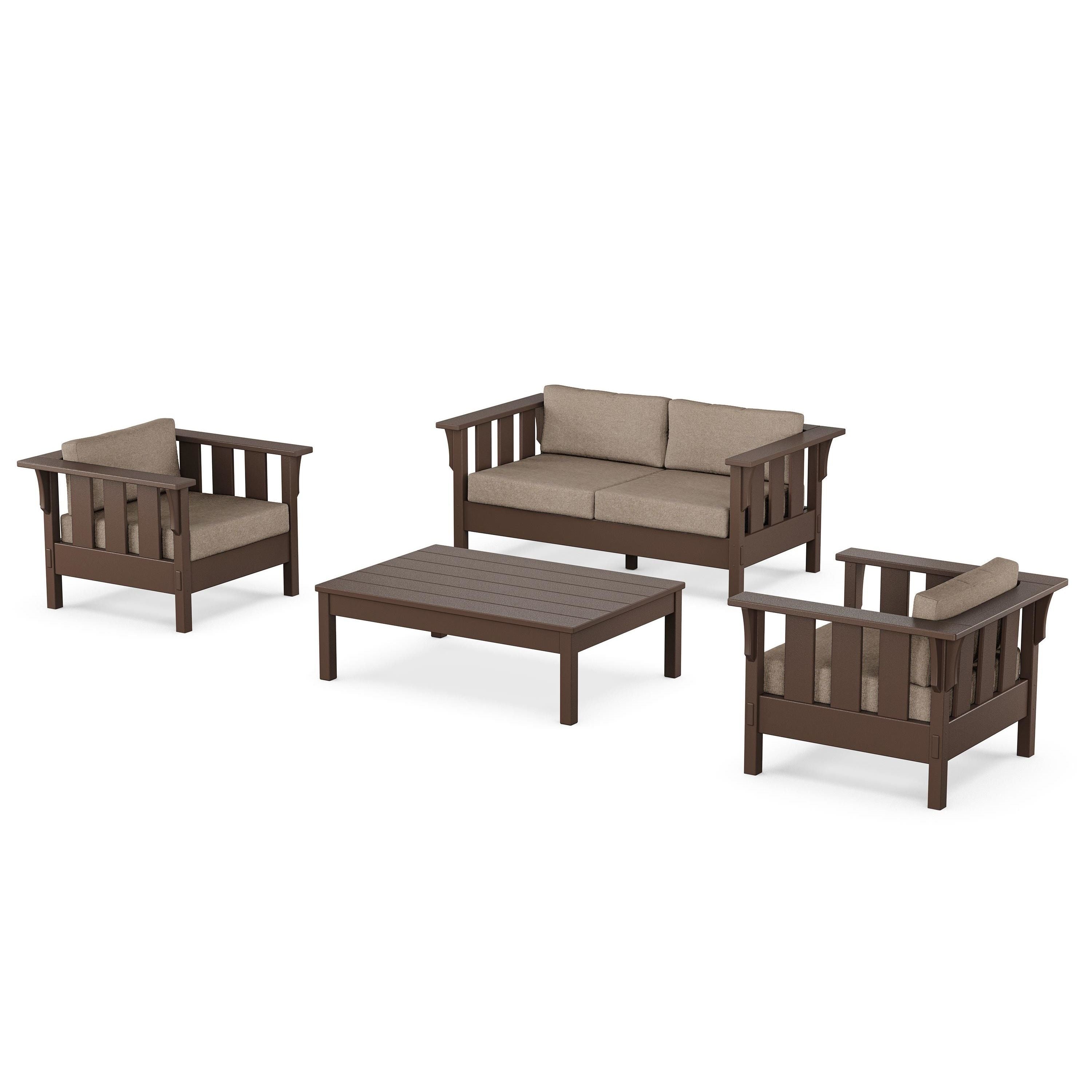 Acadia 4-Piece Deep Seating Set with Loveseat