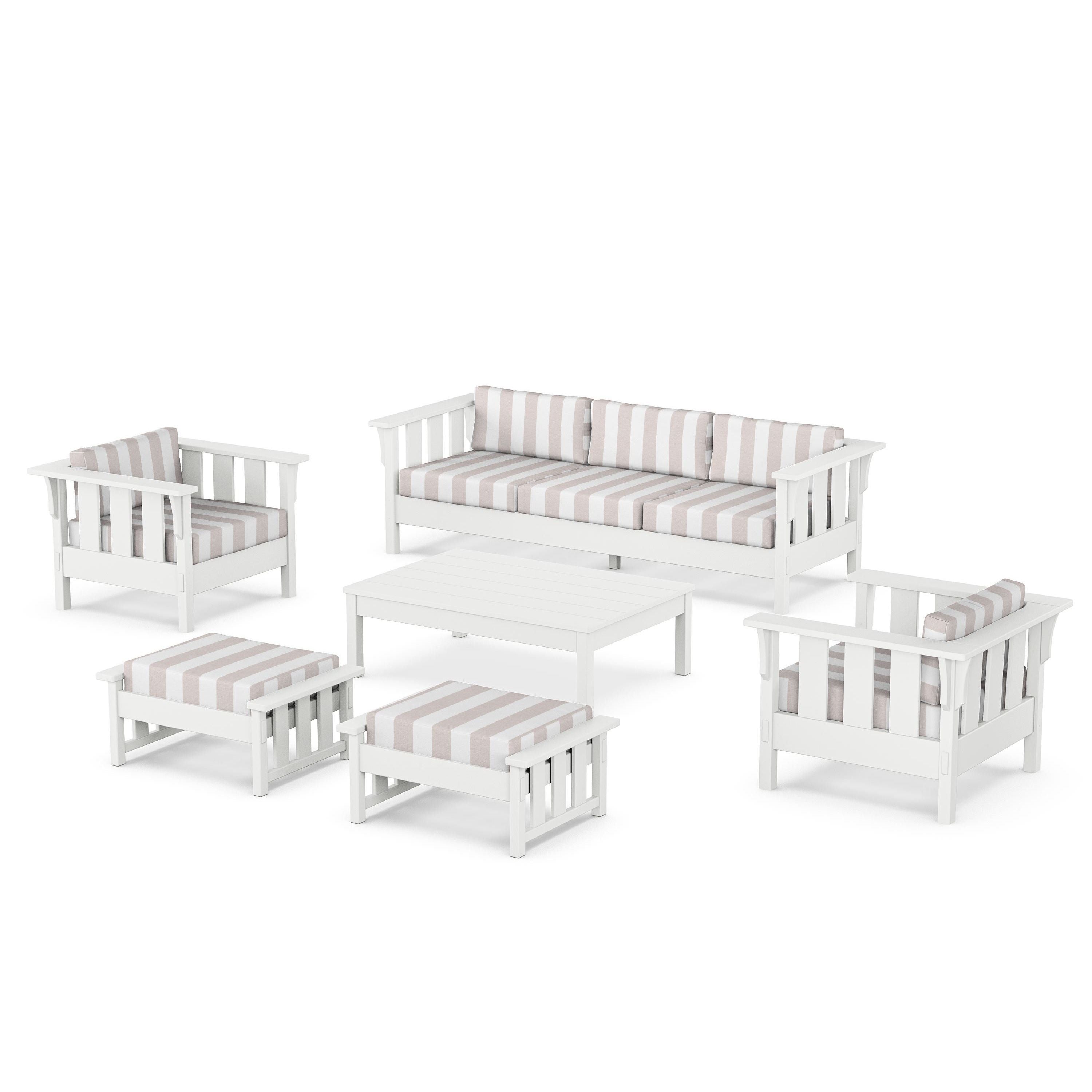 Acadia 6-Piece Lounge Sofa Set