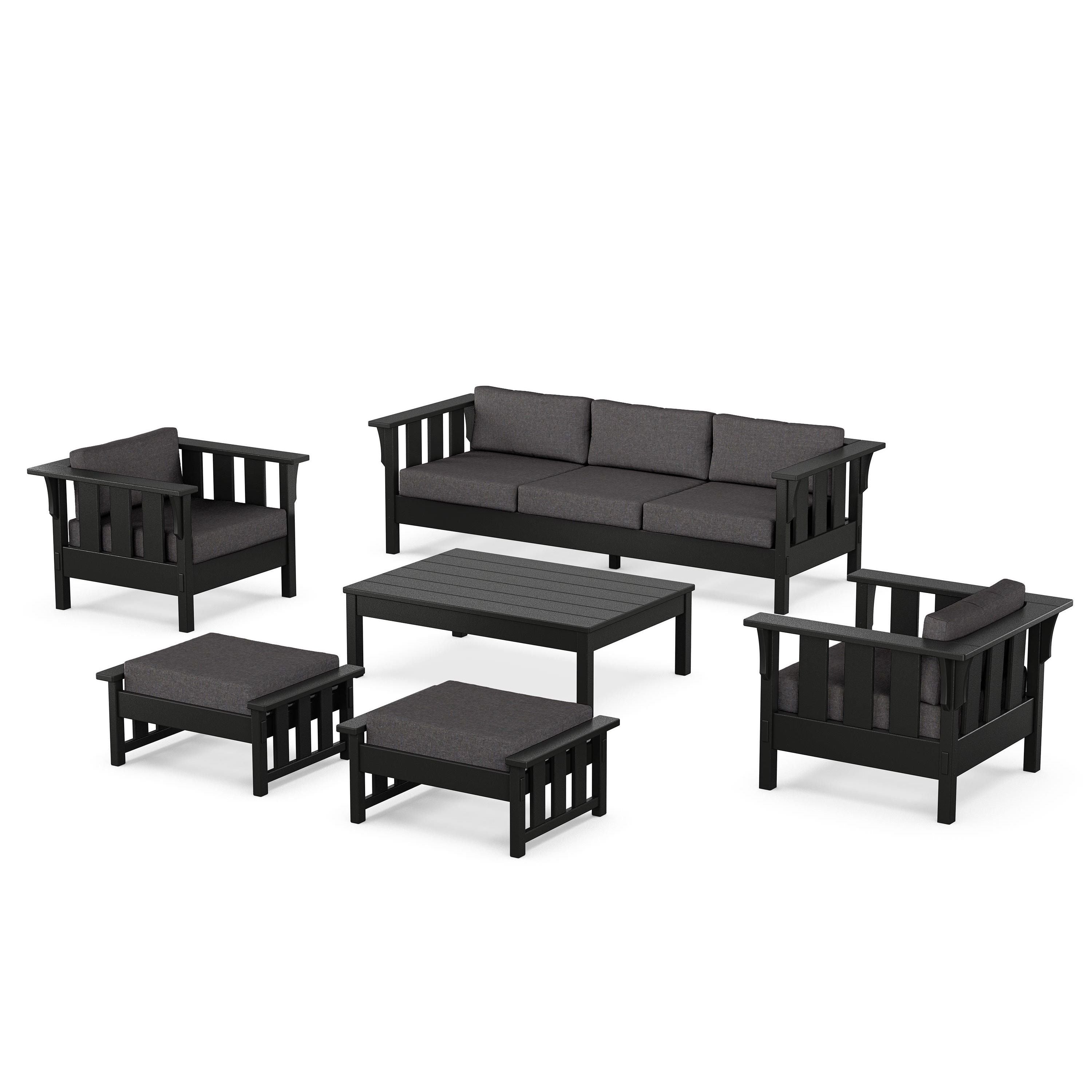 Acadia 6-Piece Lounge Sofa Set