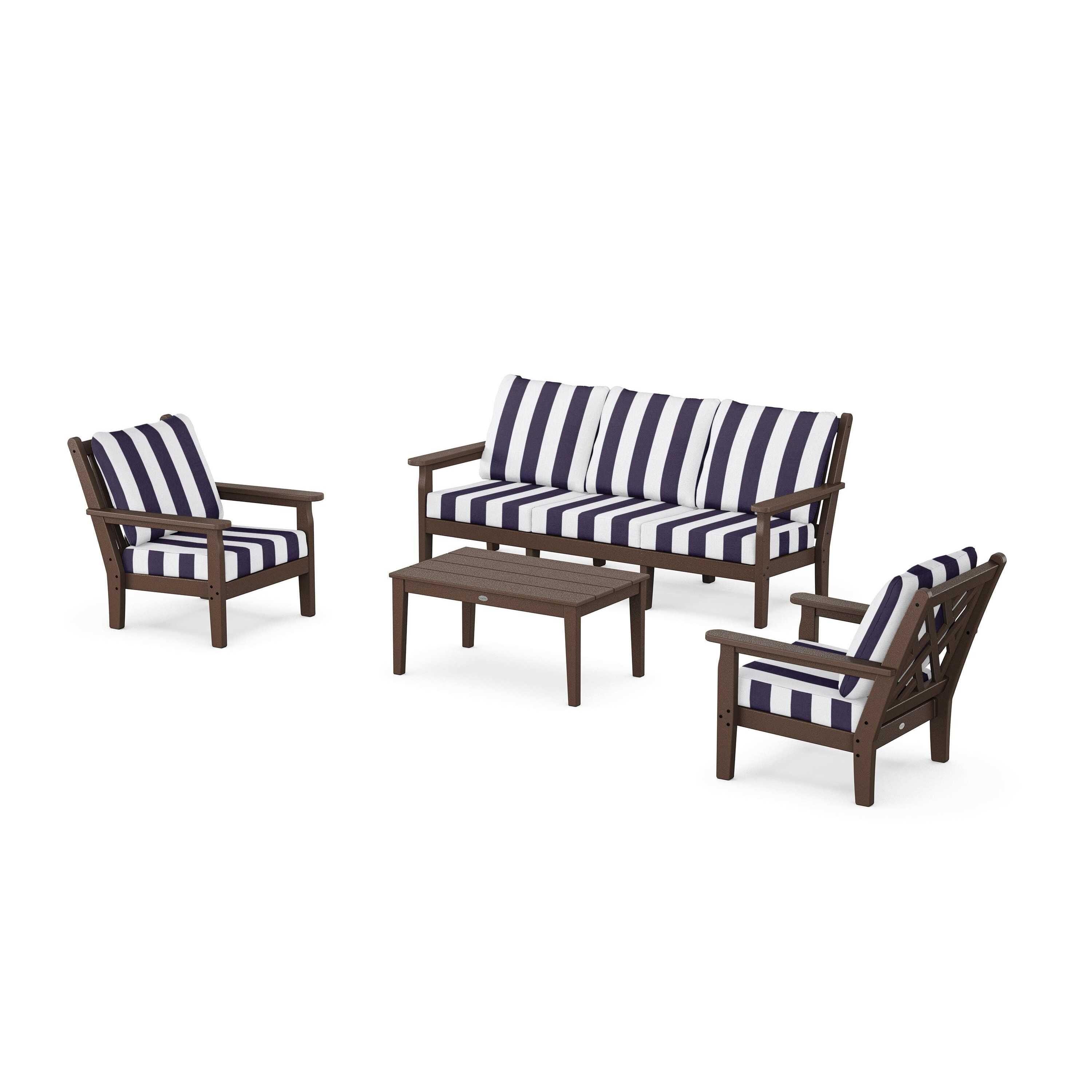 Chippendale 4-Piece Deep Seating Set with Sofa