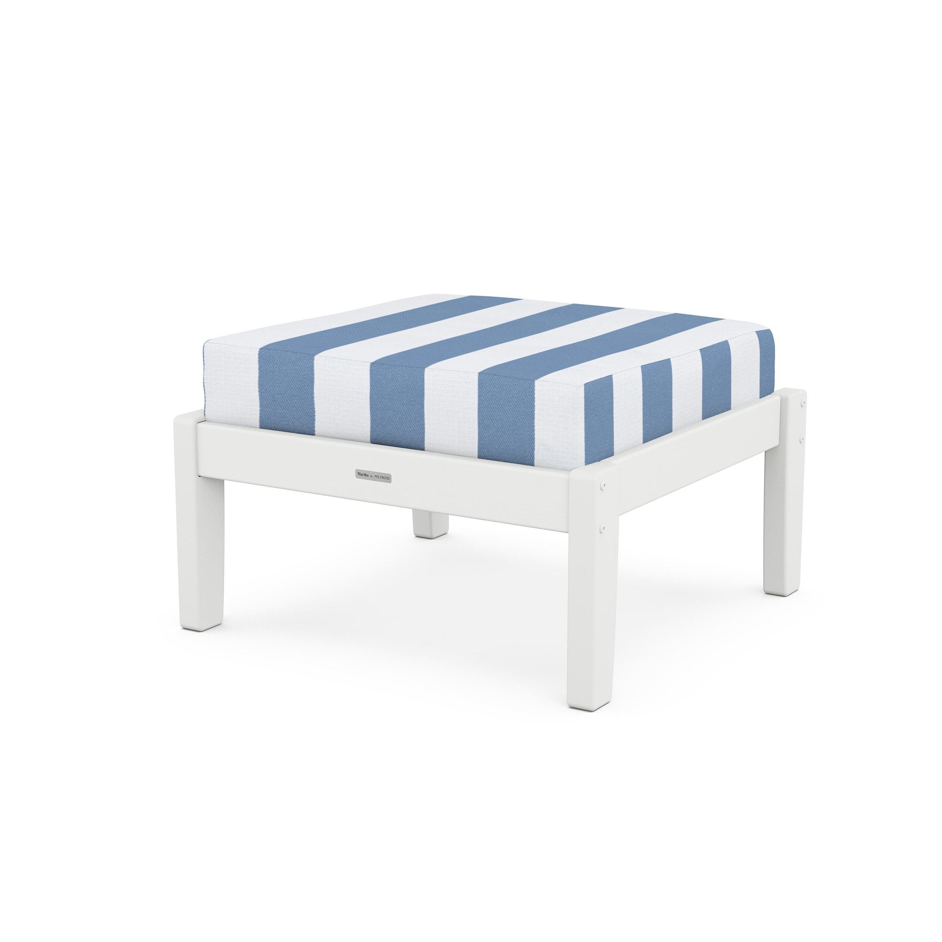 Chinoiserie Deep Seating Ottoman