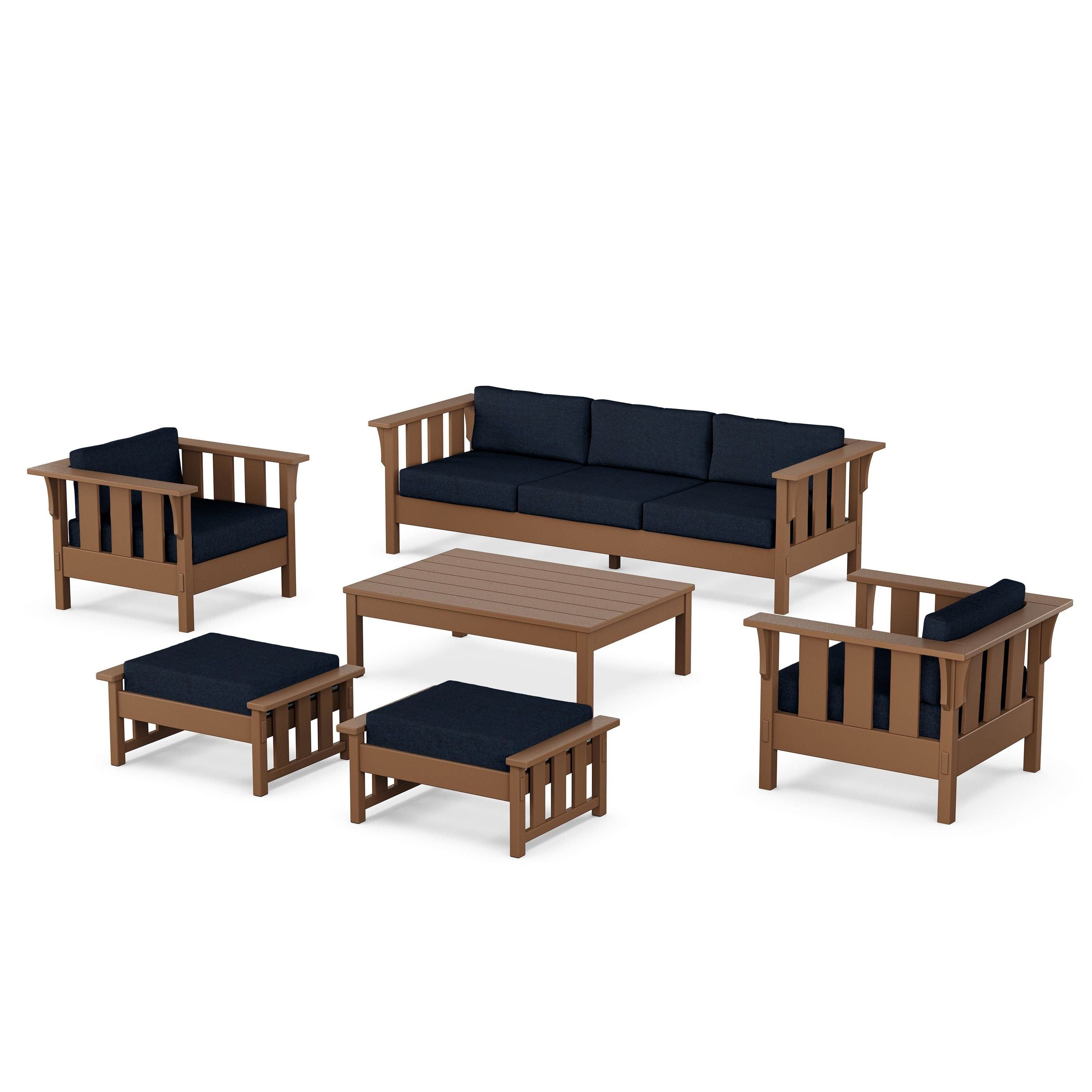 Acadia 6-Piece Lounge Sofa Set