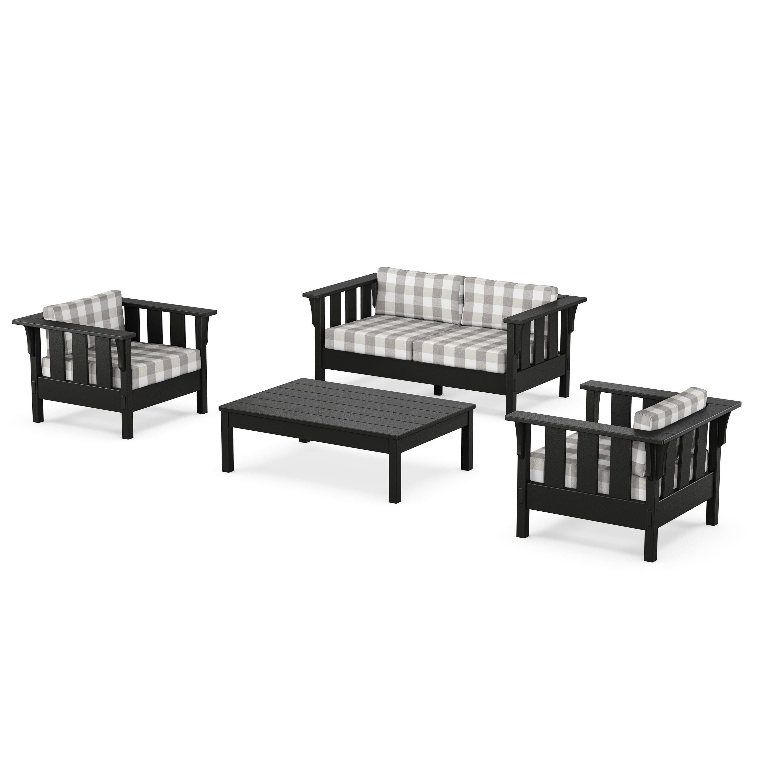 Acadia 4-Piece Deep Seating Set with Loveseat
