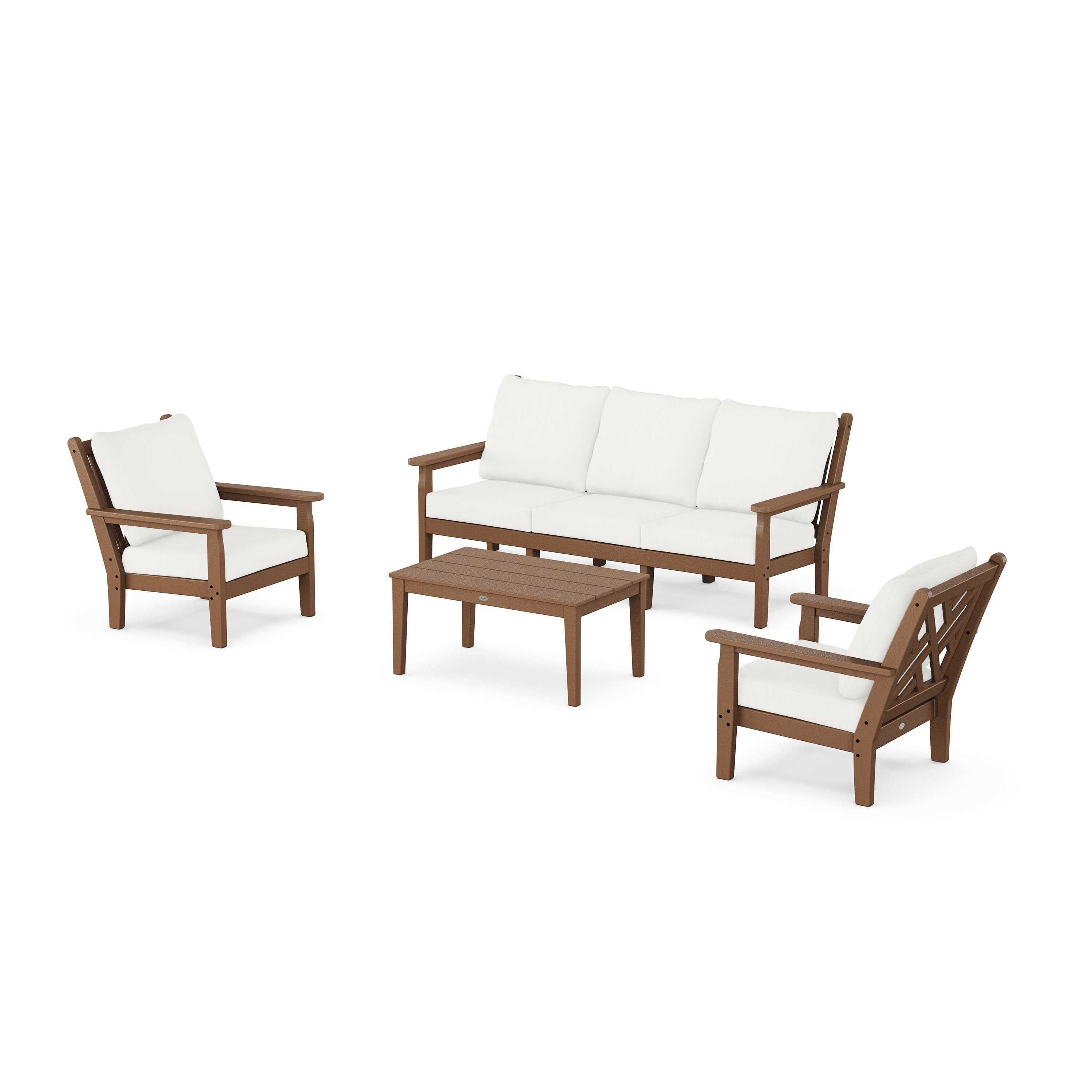Chippendale 4-Piece Deep Seating Set with Sofa