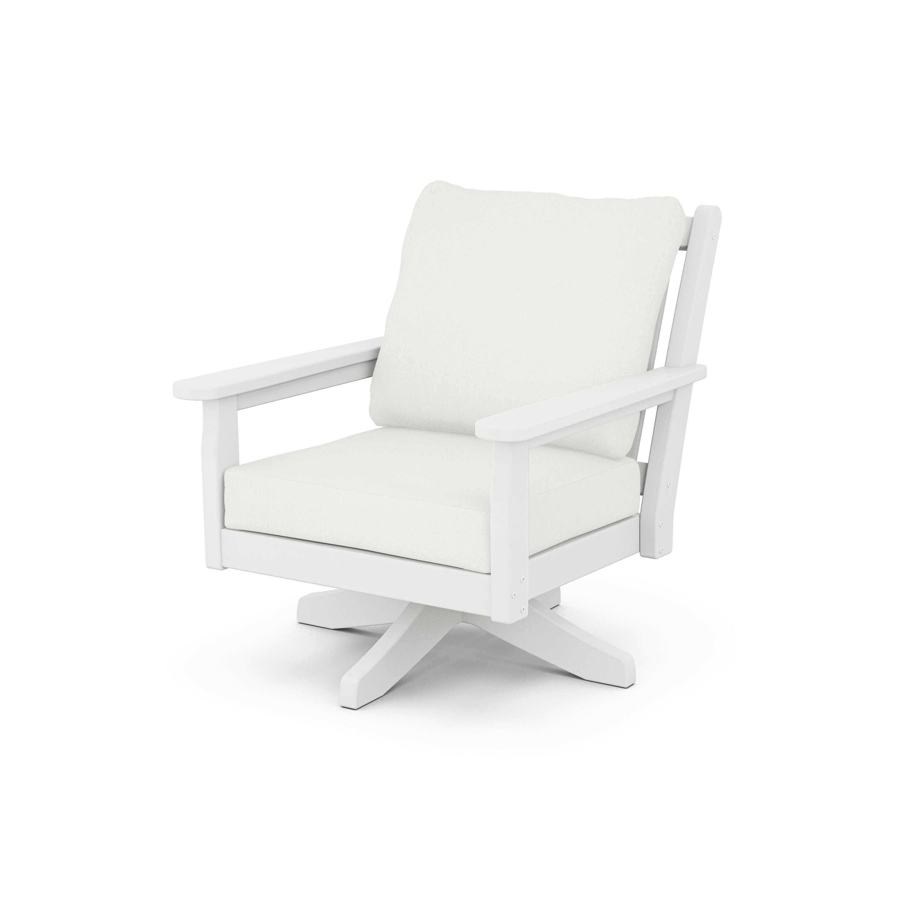 Chippendale Deep Seating Swivel Chair