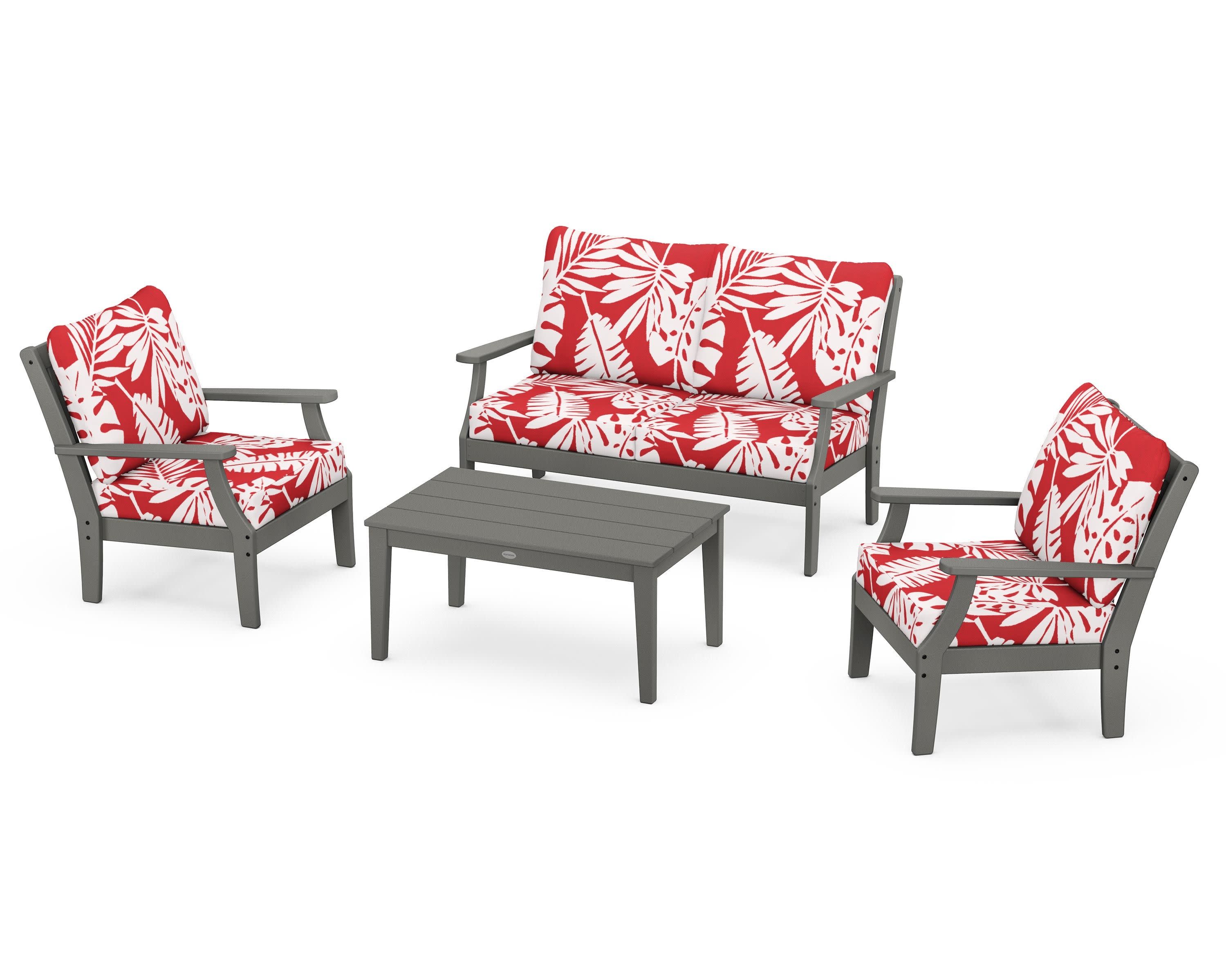 Braxton 4-Piece Deep Seating Chair Set