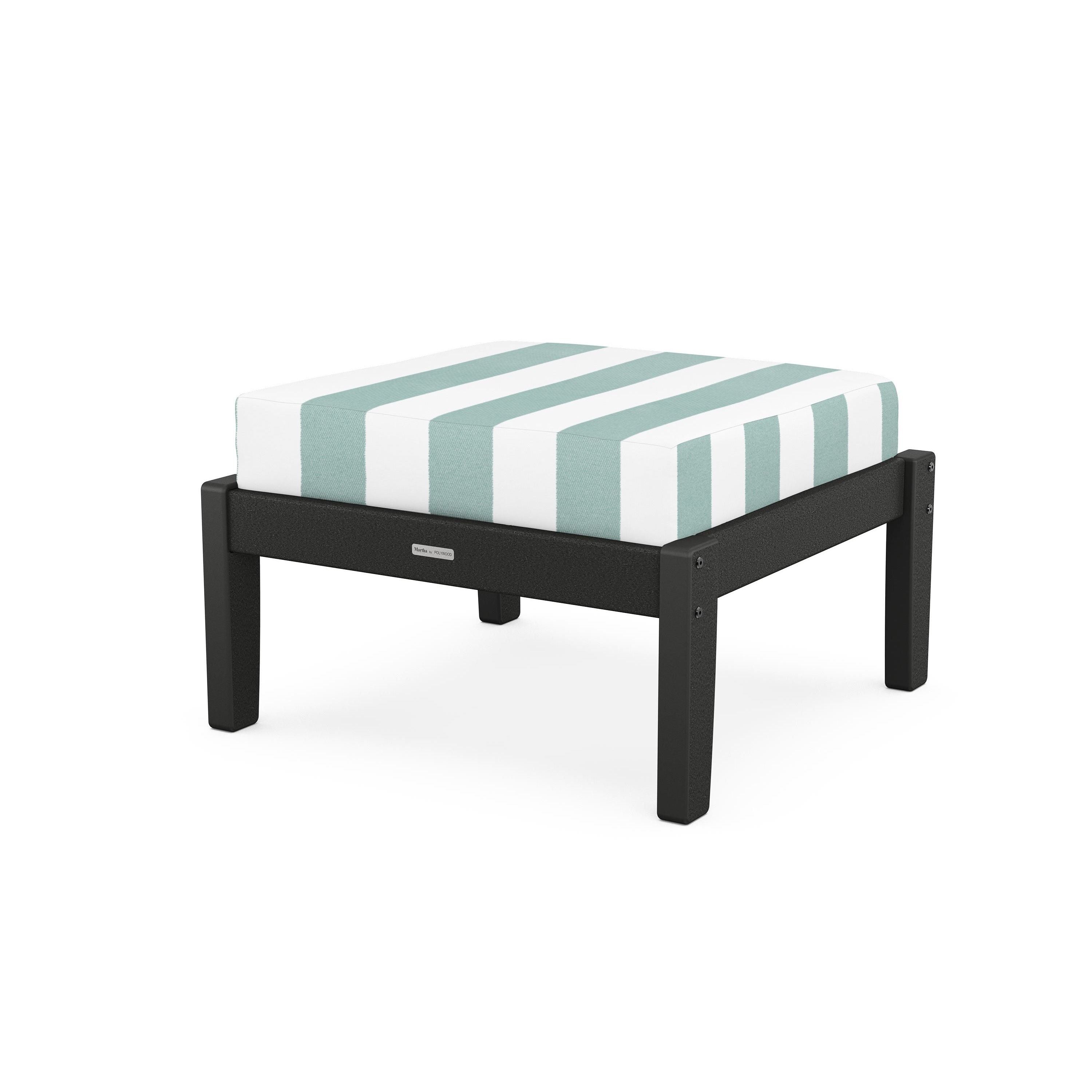 Chinoiserie Deep Seating Ottoman