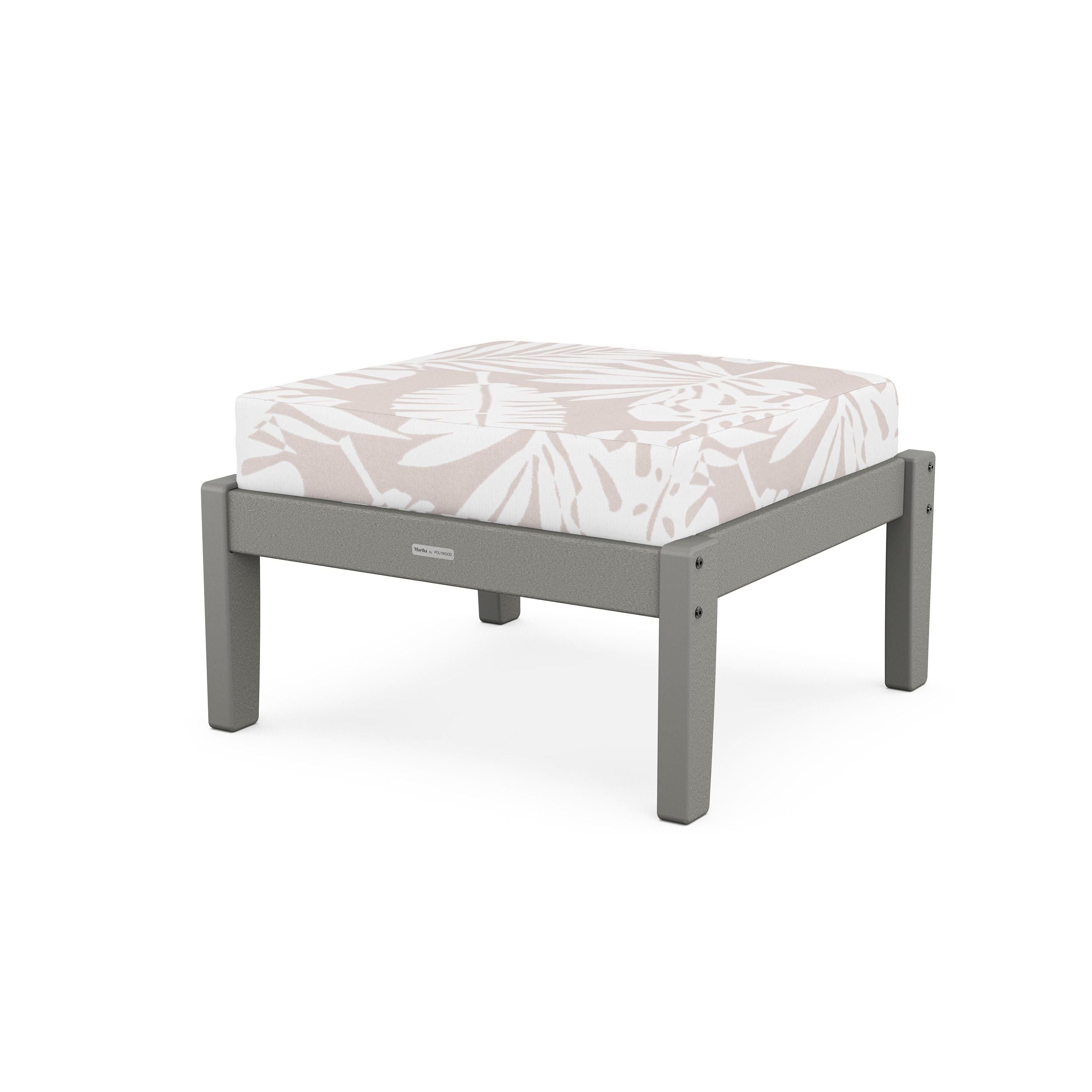 Chinoiserie Deep Seating Ottoman