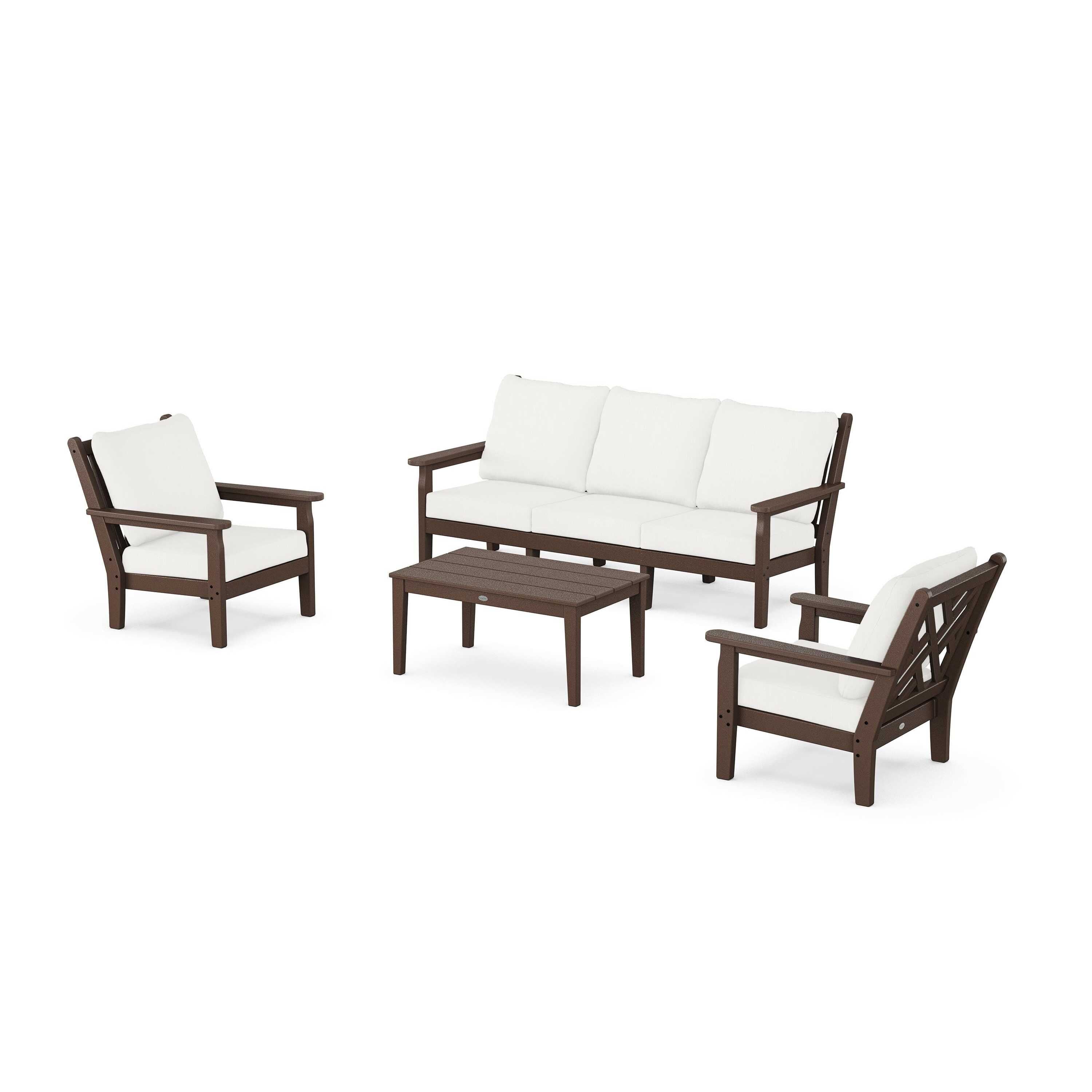 Chippendale 4-Piece Deep Seating Set with Sofa