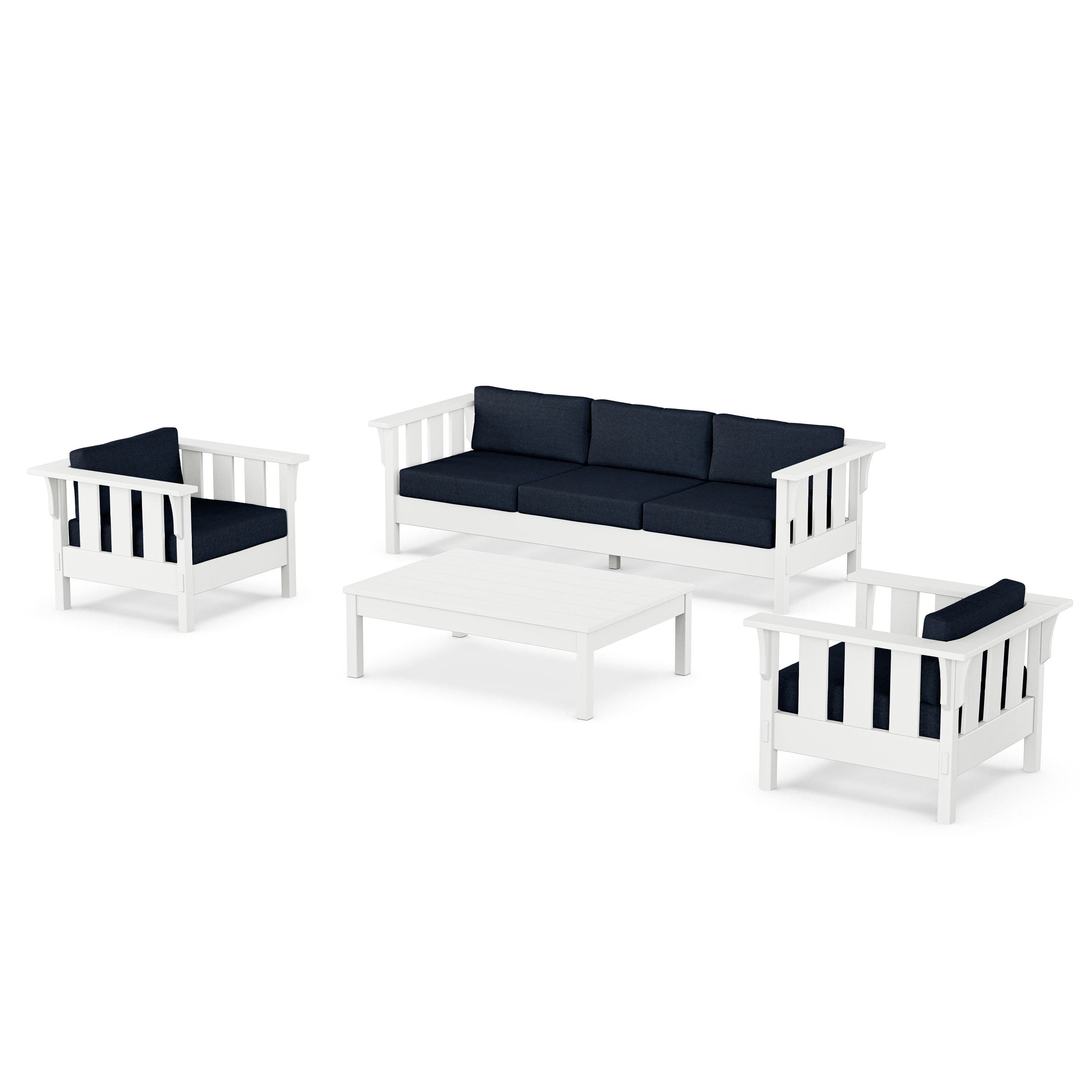 Acadia 4-Piece Deep Seating Set with Sofa