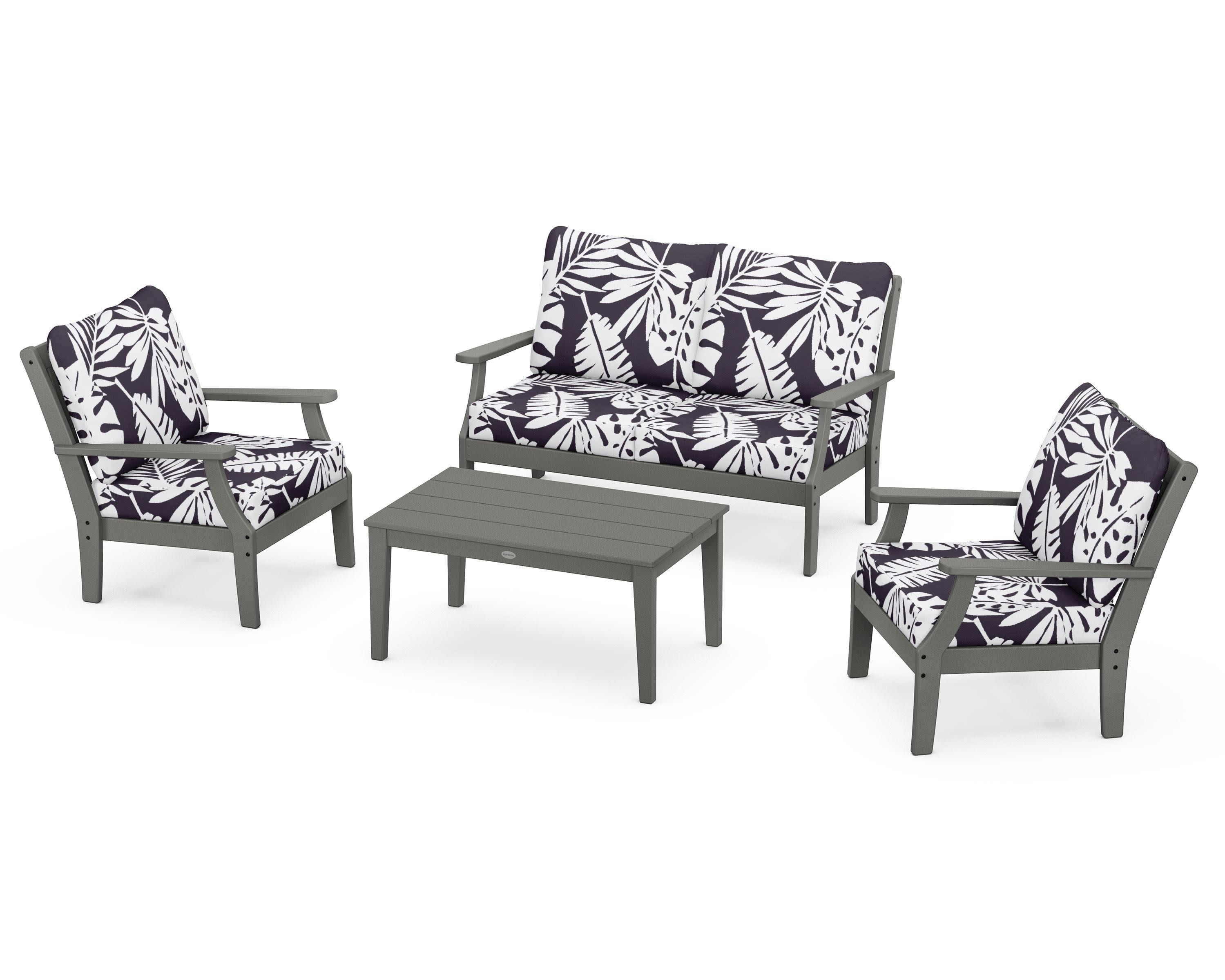 Braxton 4-Piece Deep Seating Chair Set
