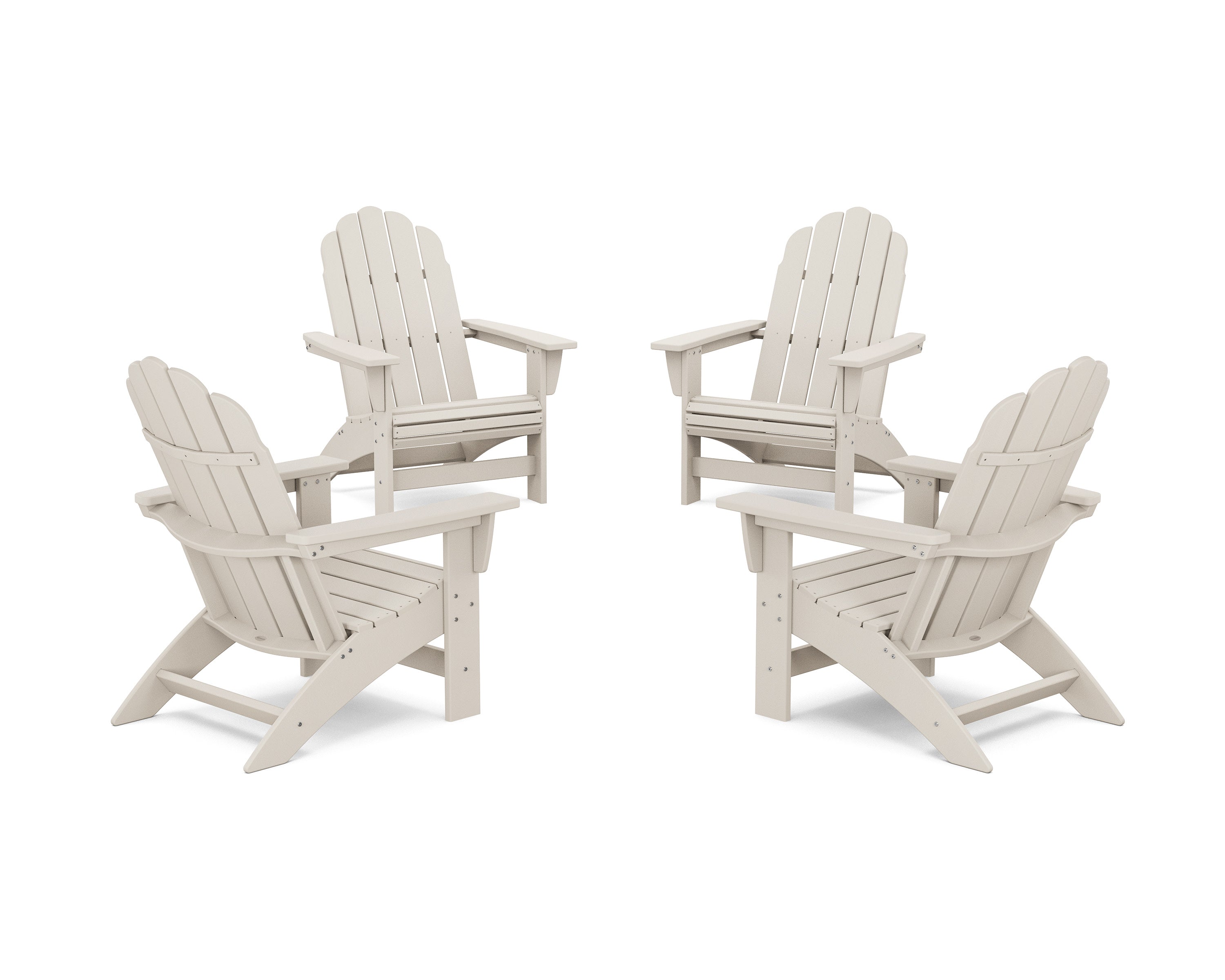 4-Piece Vineyard Grand Adirondack Chair Conversation Set