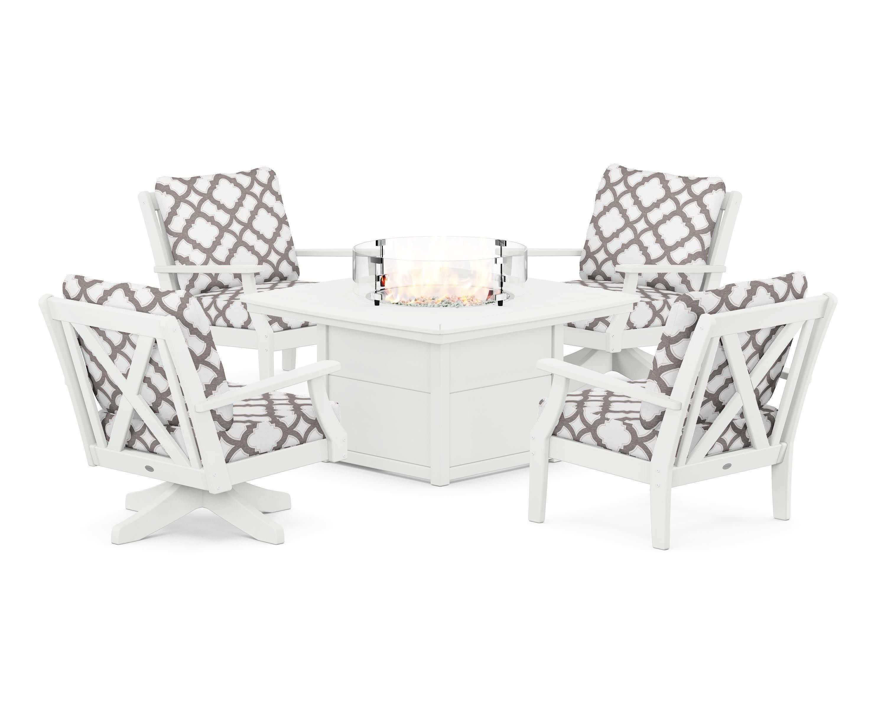 Braxton 5-Piece Deep Seating Set with Fire Table