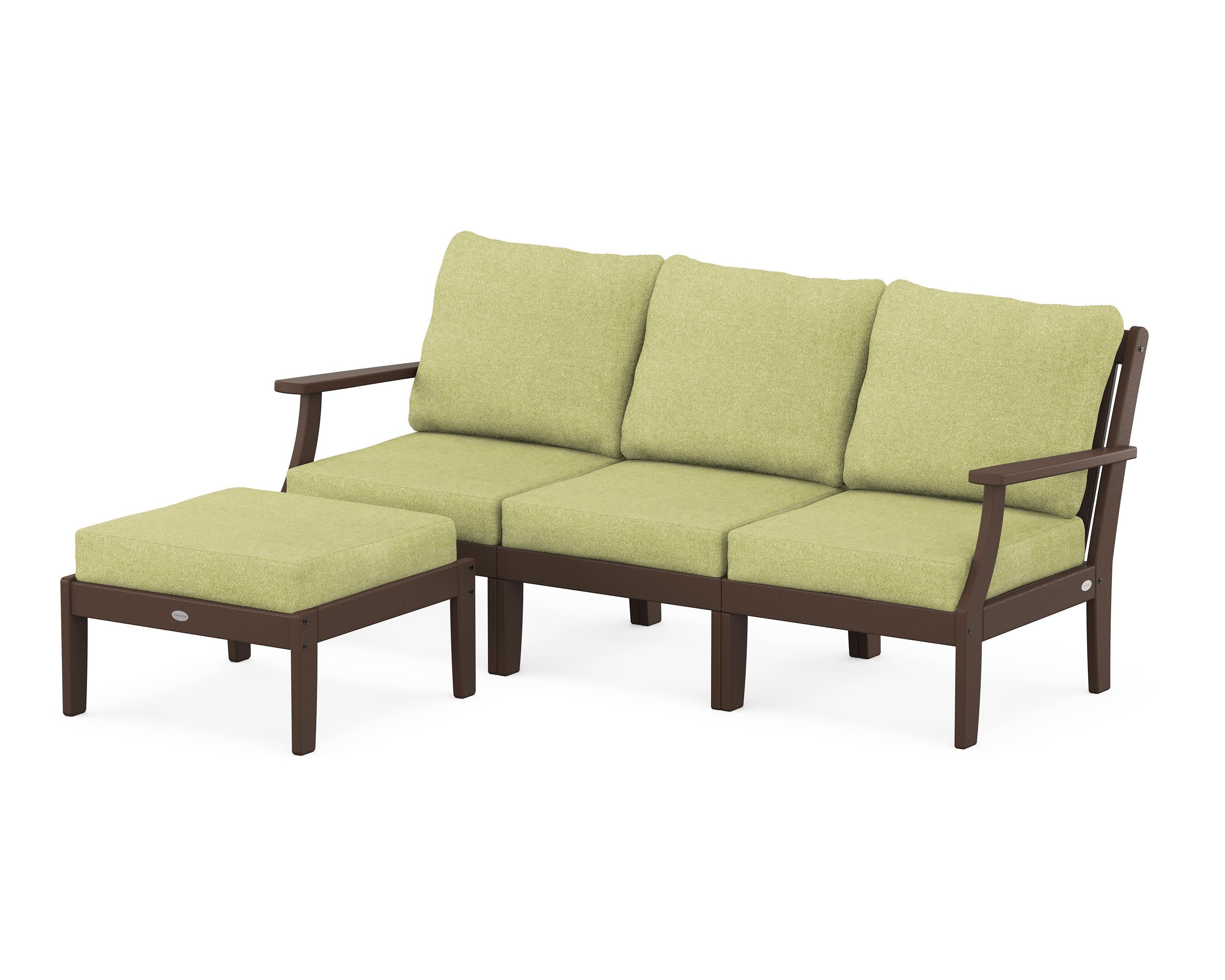 Braxton Modular 4-Piece Deep Seating Set with Ottoman