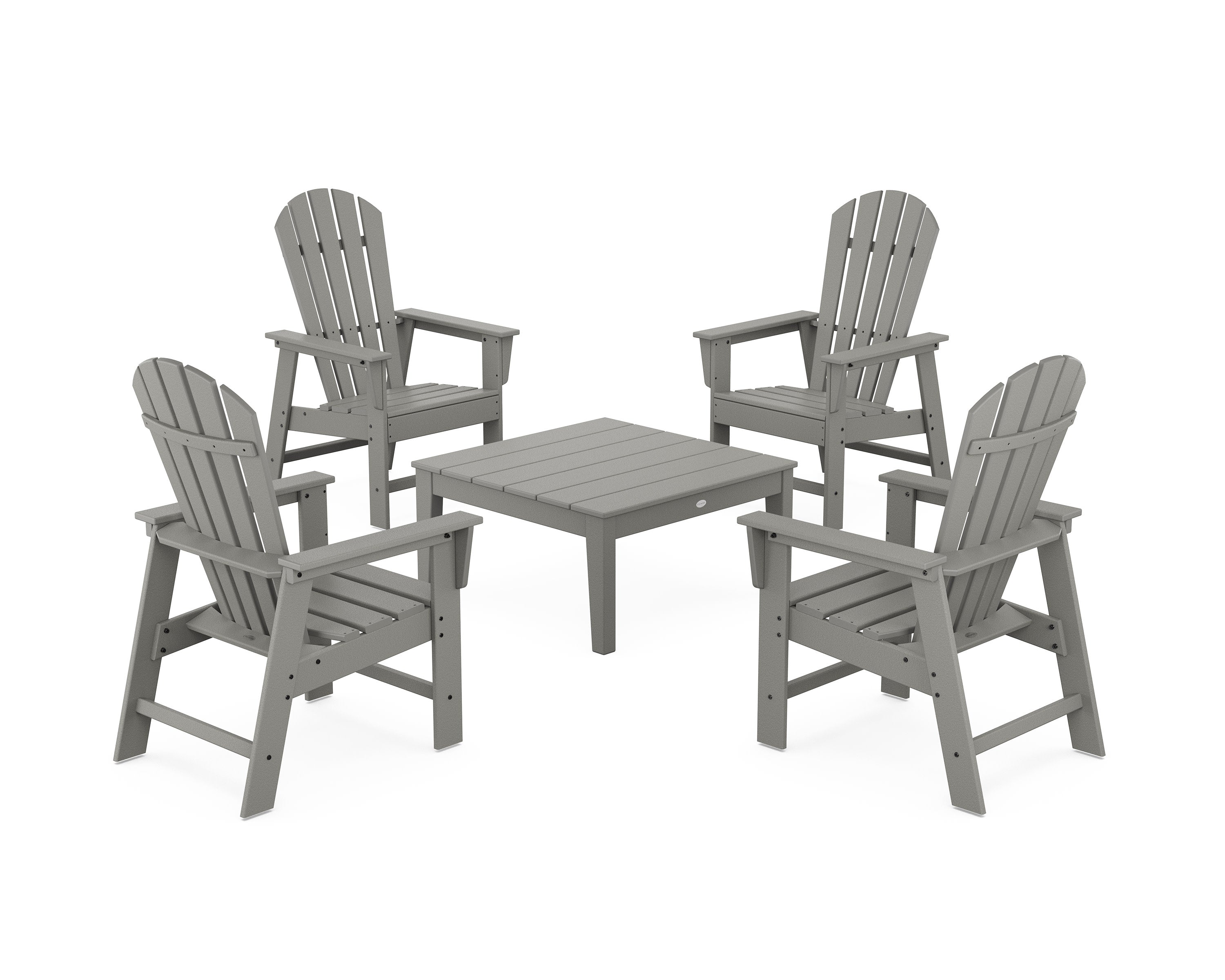 5-Piece South Beach Casual Chair Conversation Set with 36" Conversation Table
