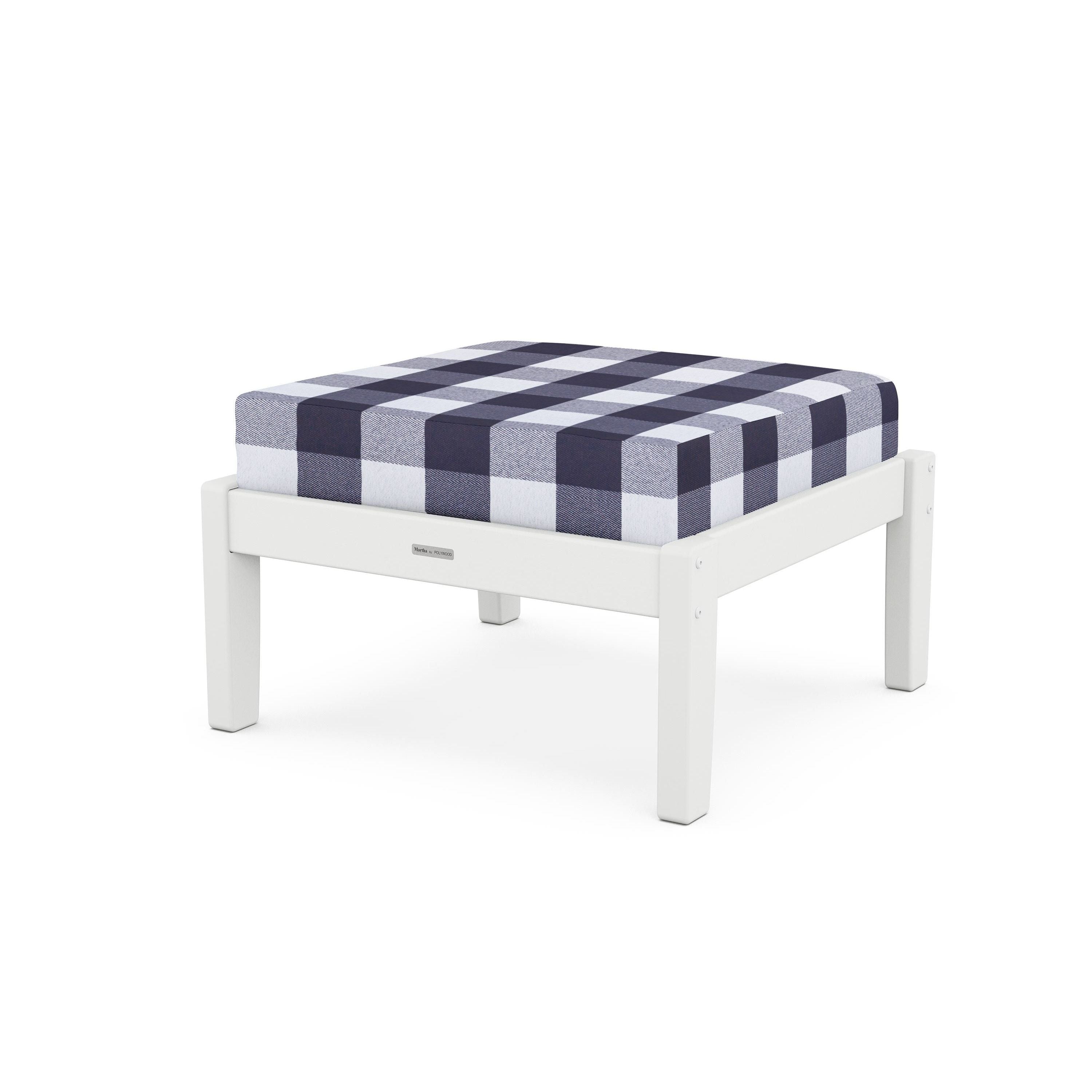 Chinoiserie Deep Seating Ottoman