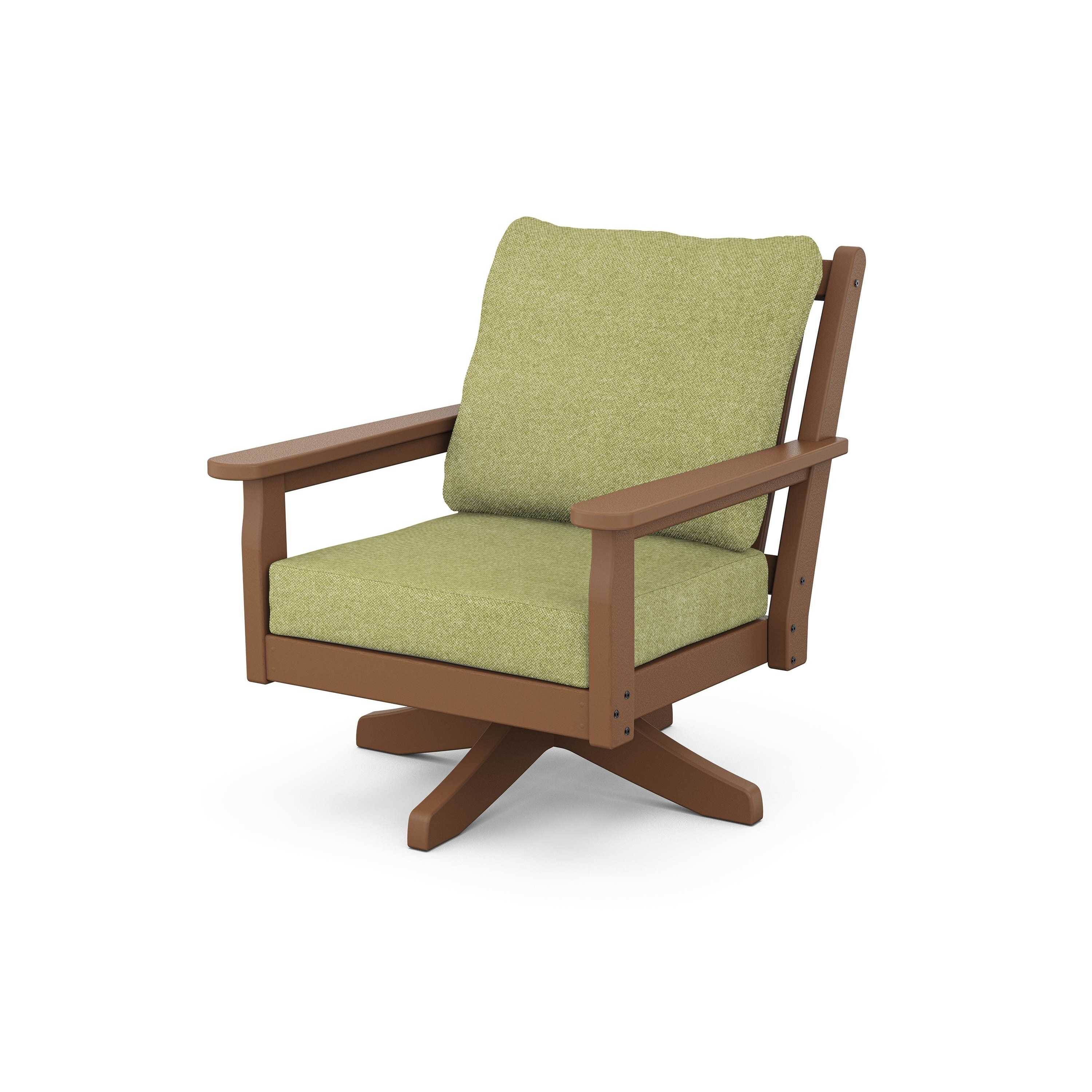 Chippendale Deep Seating Swivel Chair