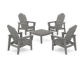 5-Piece Vineyard Grand Upright Adirondack Chair Conversation Group