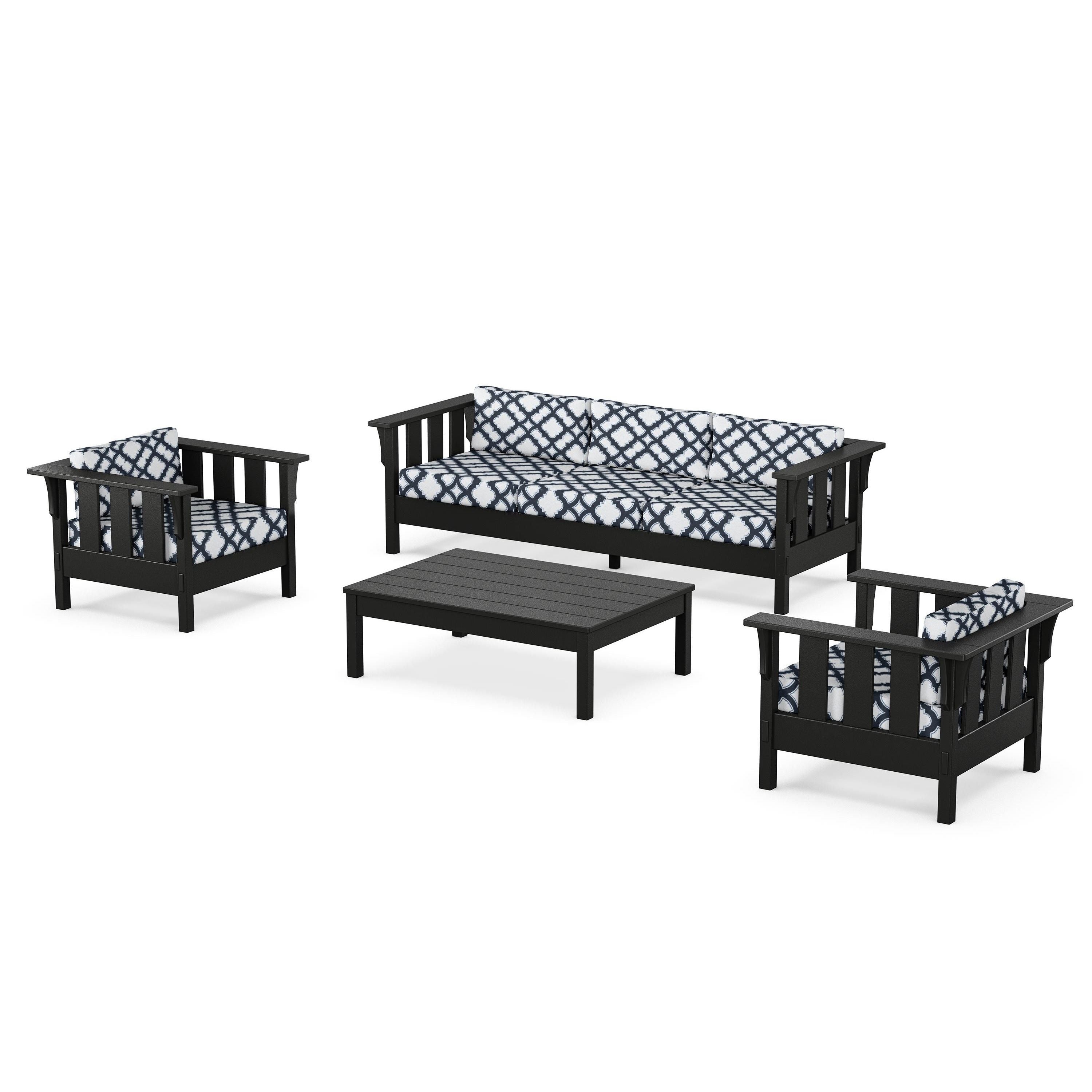 Acadia 4-Piece Deep Seating Set with Sofa